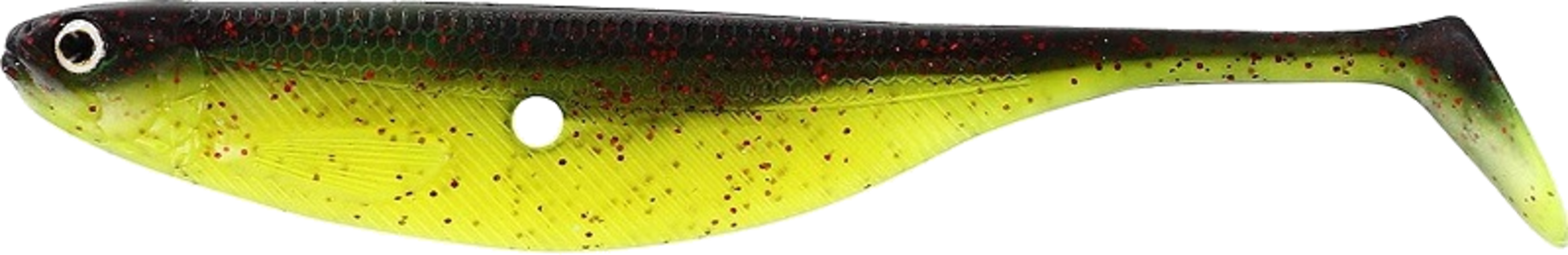 WESTIN, Westin Shadteez Hollow 8cm 4g Black Chartreuse 1pcs