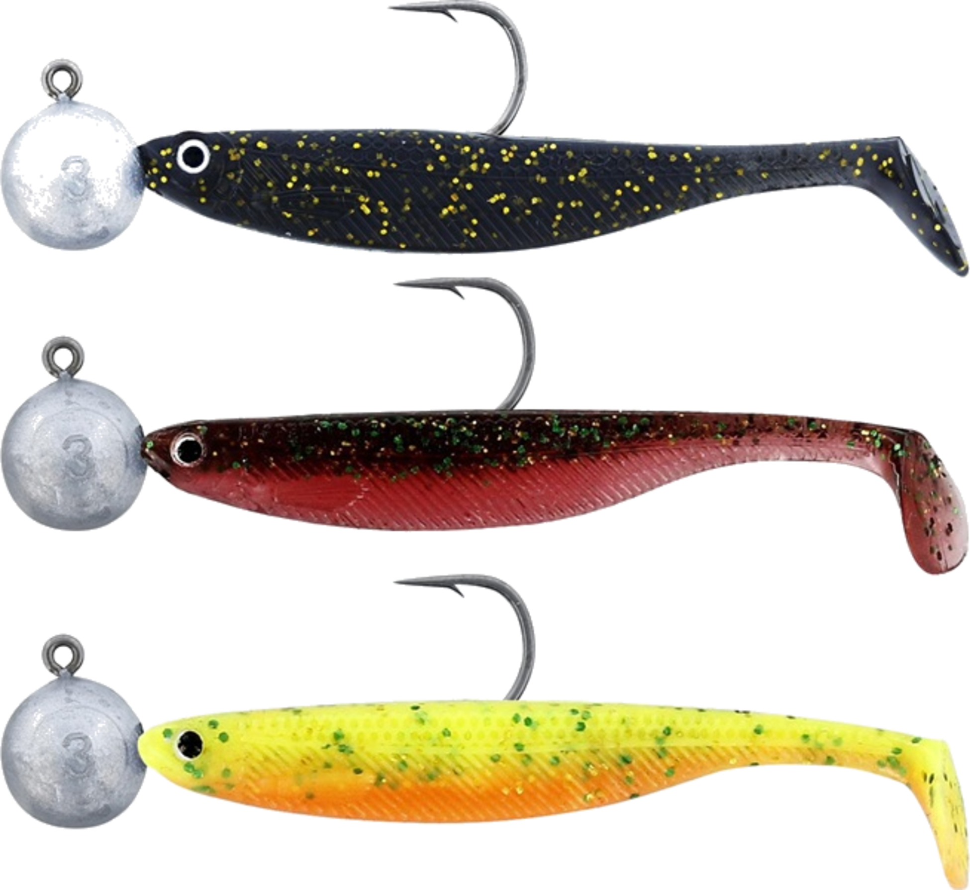 WESTIN, Westin Shadteez Slim R 'n R 5cm 3g #4 Dark Water Mix 17 3pcs