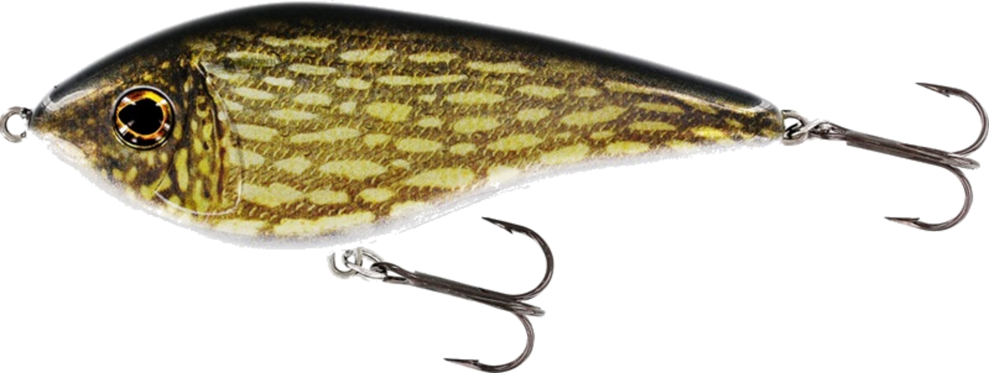 WESTIN, Westin Swim Gildebait Silent 12cm 55g Suspending Real Pike
