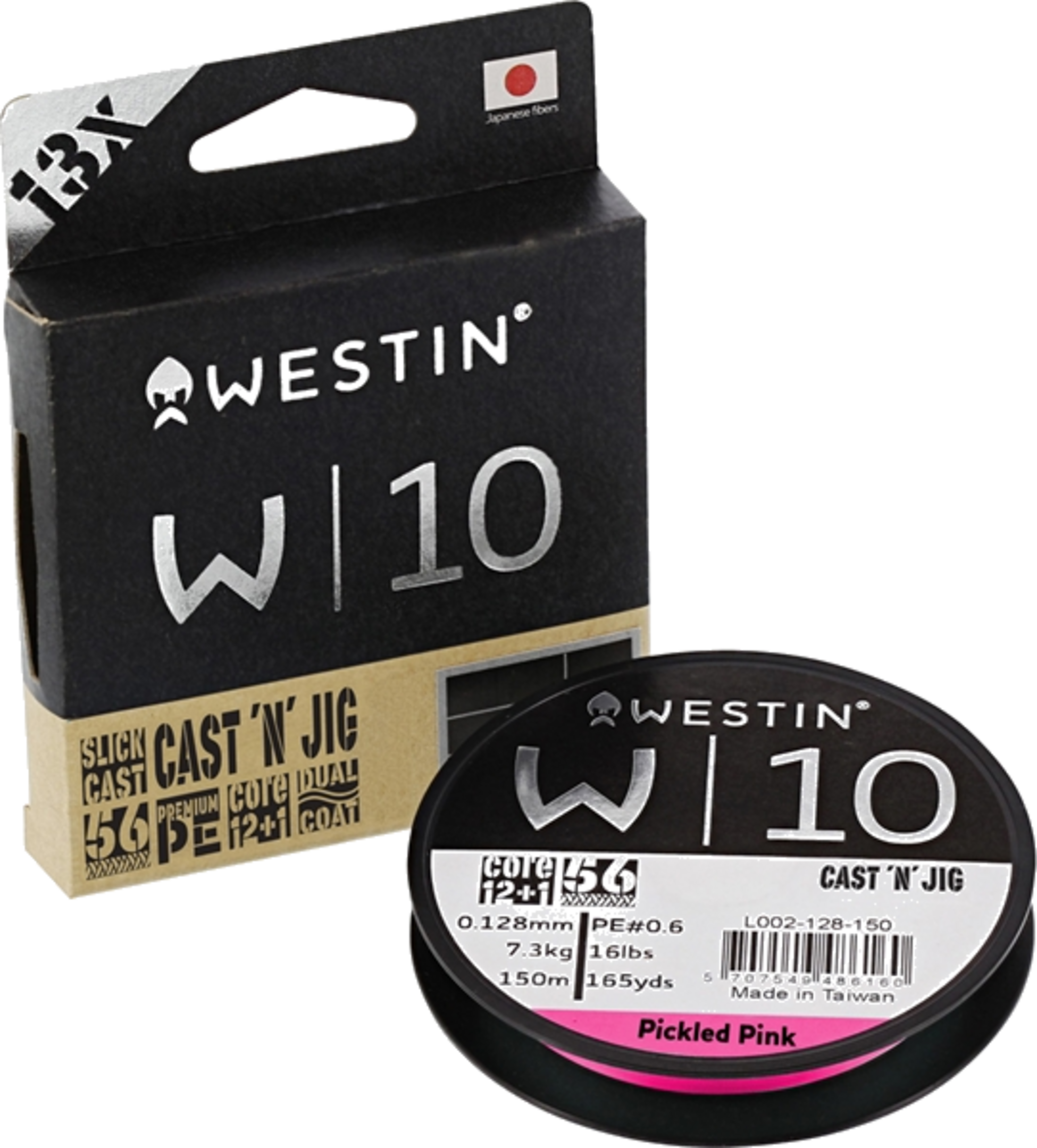 WESTIN, Westin W10 Cast 'n' Jig 13 Braid Pickled Pink 0.128mm 110m 7.4kg
