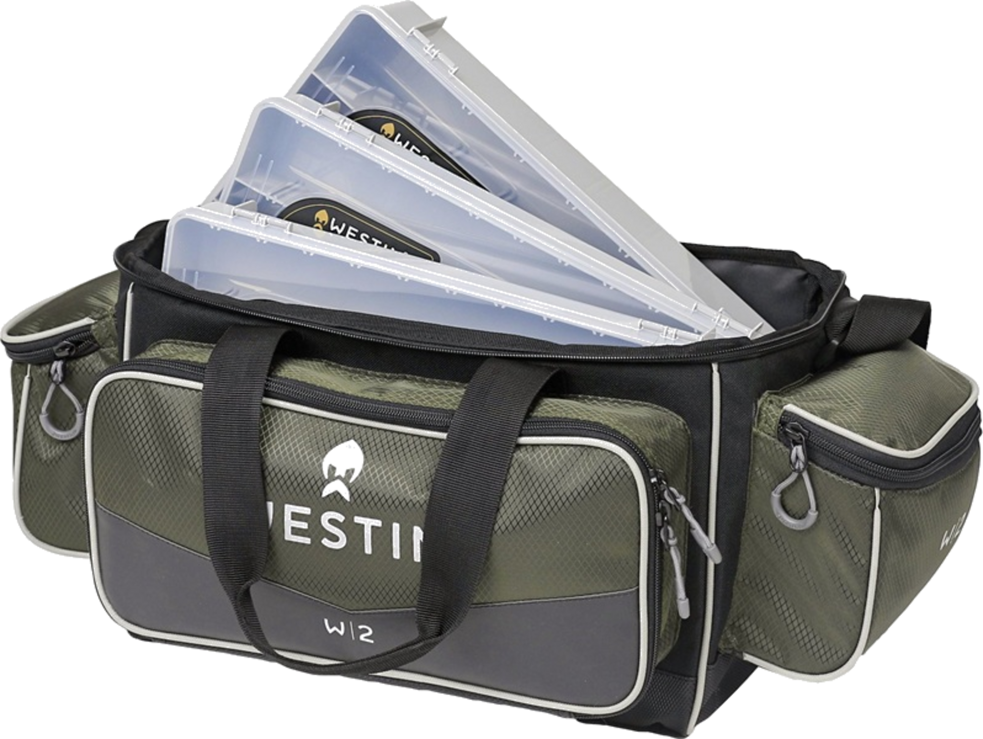 WESTIN, Westin W2 Lure Bag 3 Boxes Large Forest Night