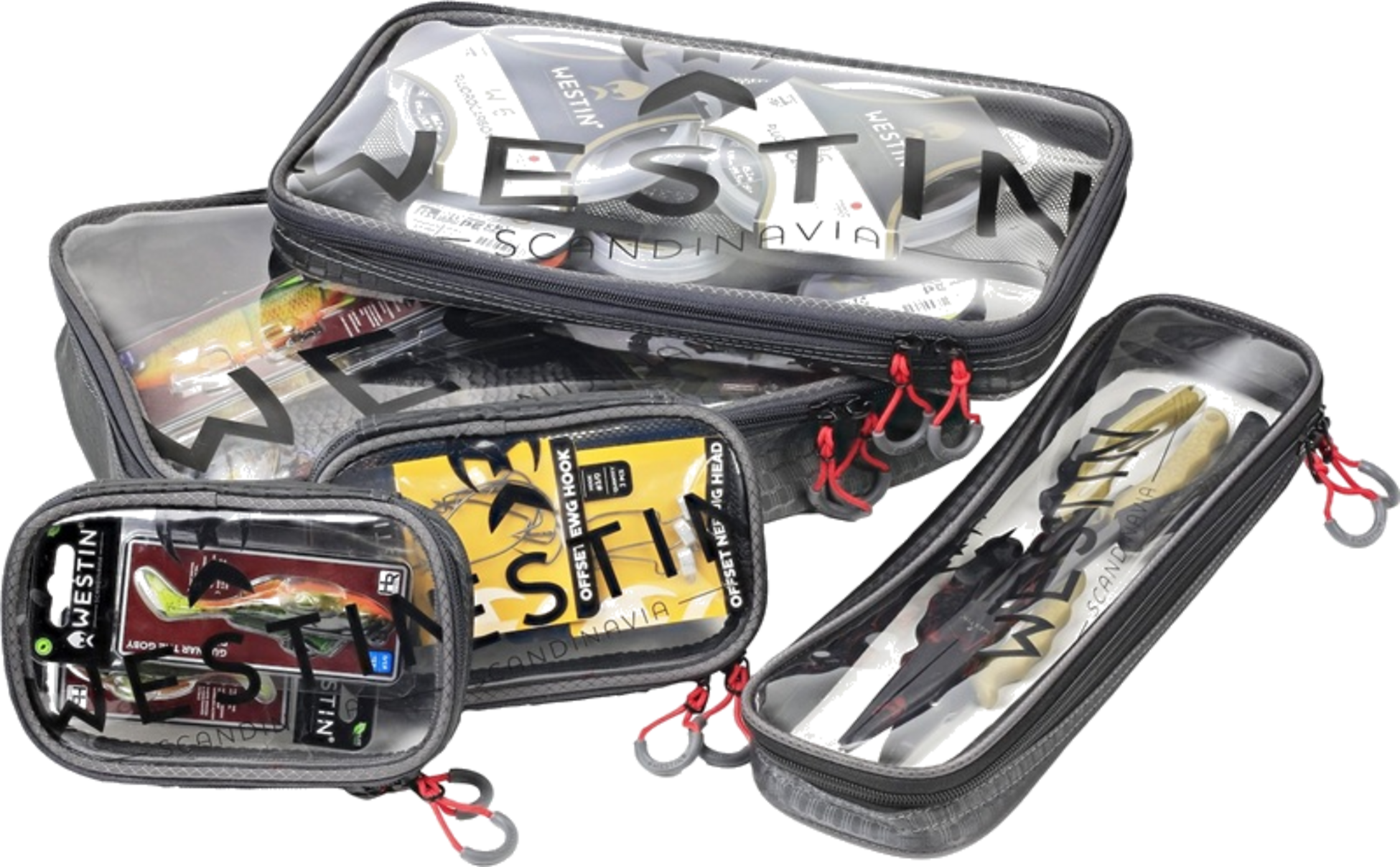 WESTIN, Westin W4 Clear Guard Pouch Set 5 Pouches Titanium Black