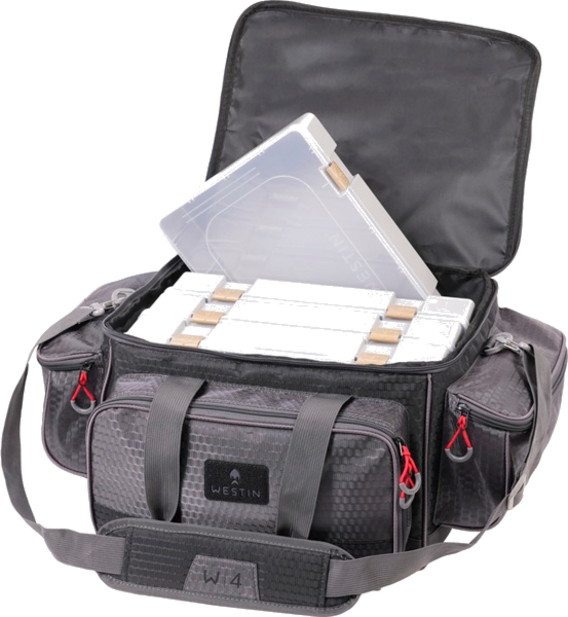 WESTIN, Westin W4 Jumbo Lure Loader 4 Boxes Large Titanium Black