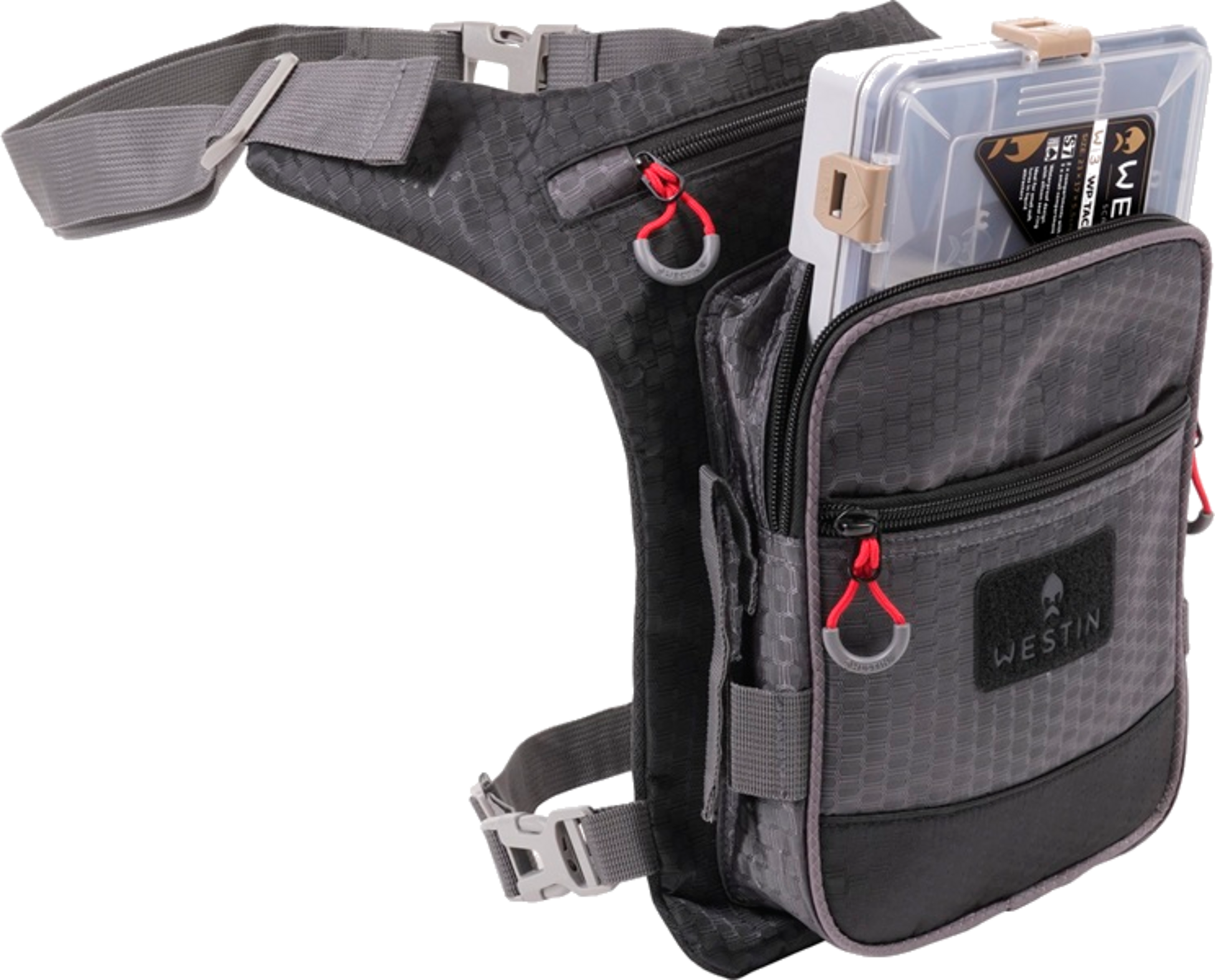 WESTIN, Westin W4 Leg Bag 1 Box Medium Titanium Black