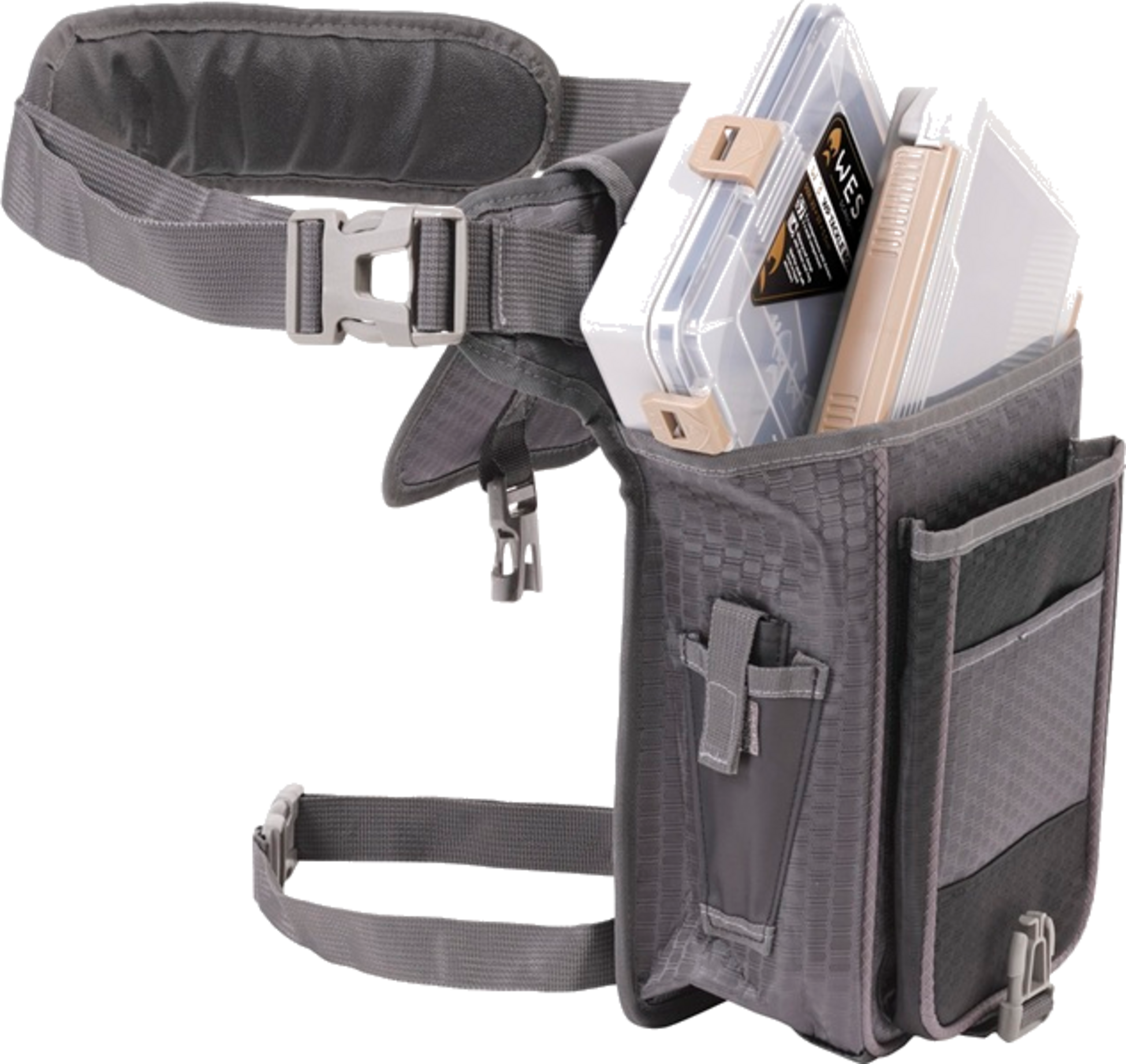 WESTIN, Westin W4 Stalker Bag 2 Boxes Medium Titanium Black