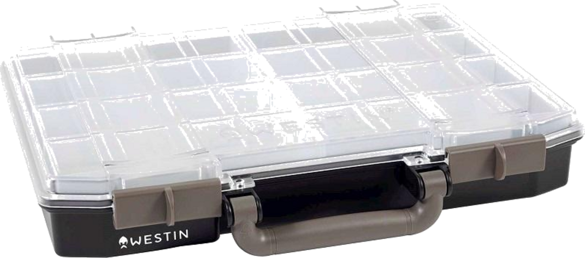 WESTIN, Westin W6 Lure Vault 57x337x278 Incl. 10 Inserts Black/clear