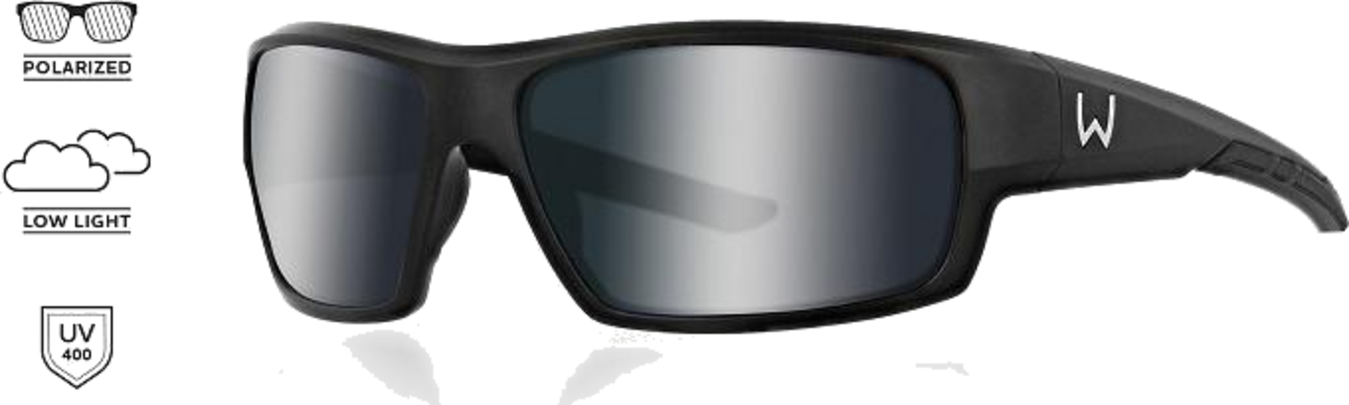 WESTIN, Westin W6 Sport 10 Matte Black - Lb Brown Lm Silver Flash Ar Blue