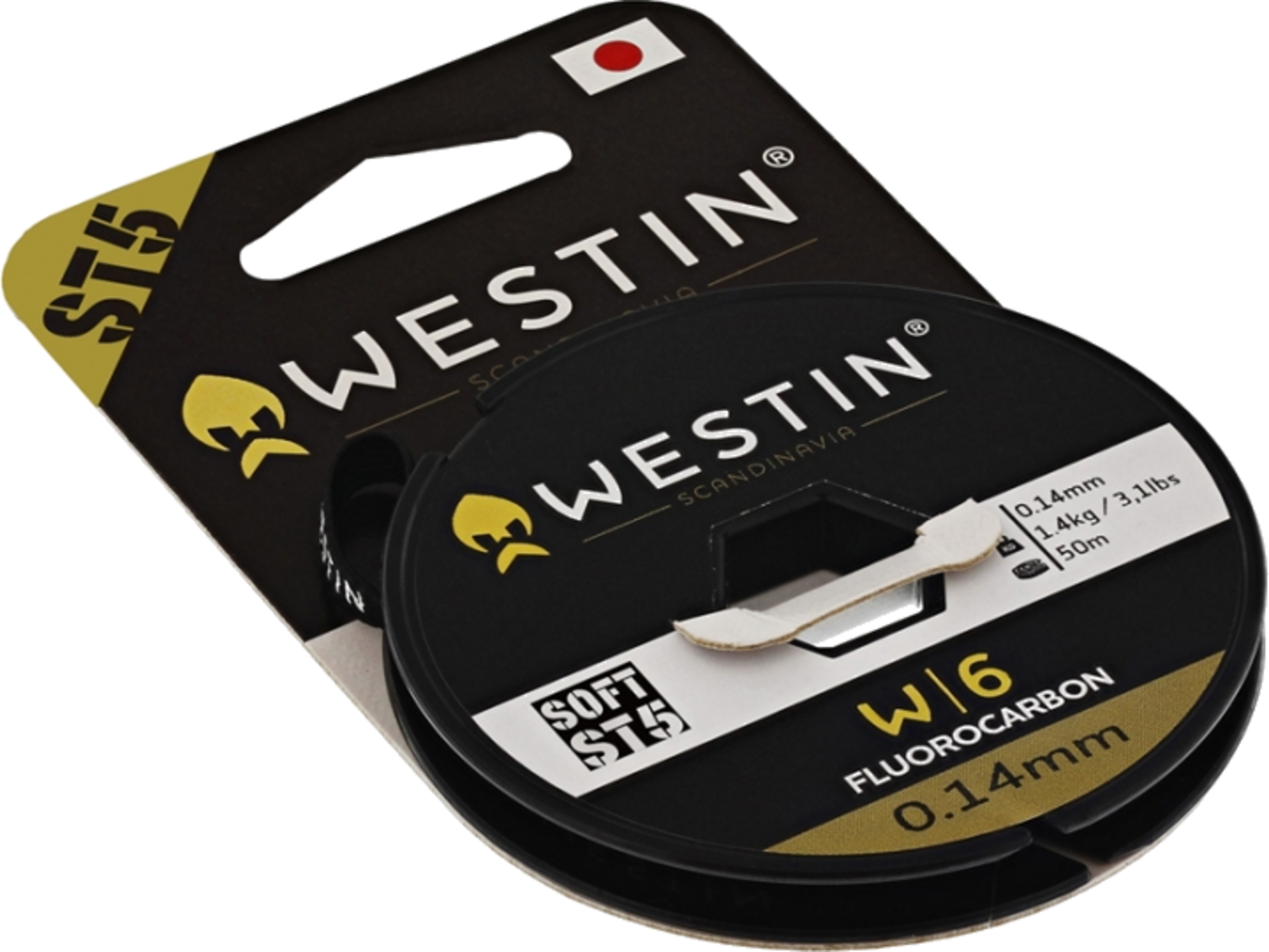WESTIN, Westin W6 St5 Soft Fluorocarbon 25m 0,44mm 11,1kg Clear