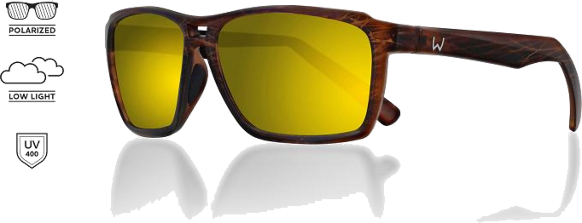 WESTIN, Westin W6 Street 150 Matte Brown Stripe - Lb Brown Lm Yellow Ar Green