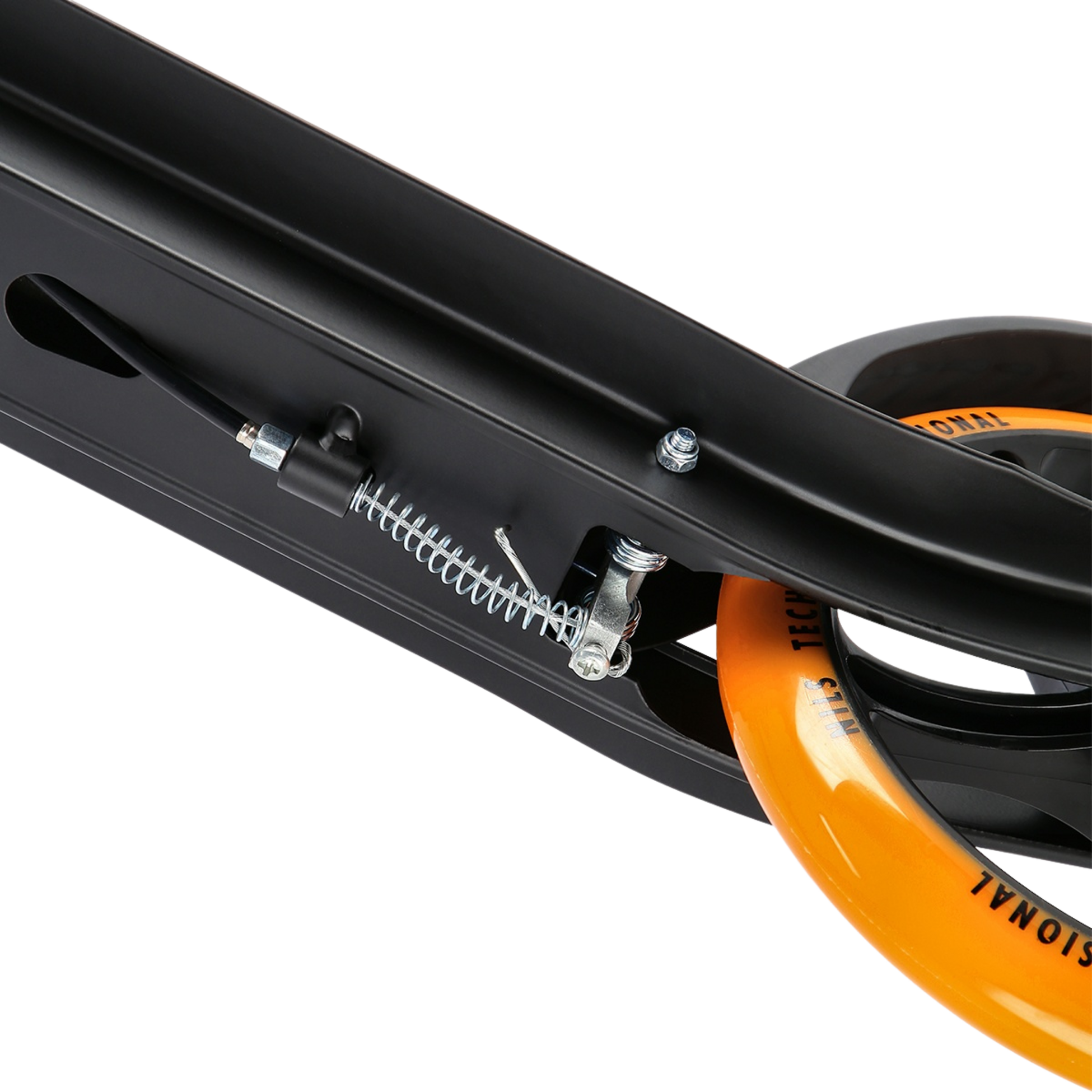 NORTHIX, White-orange Kick Scooter, Adjustable Height