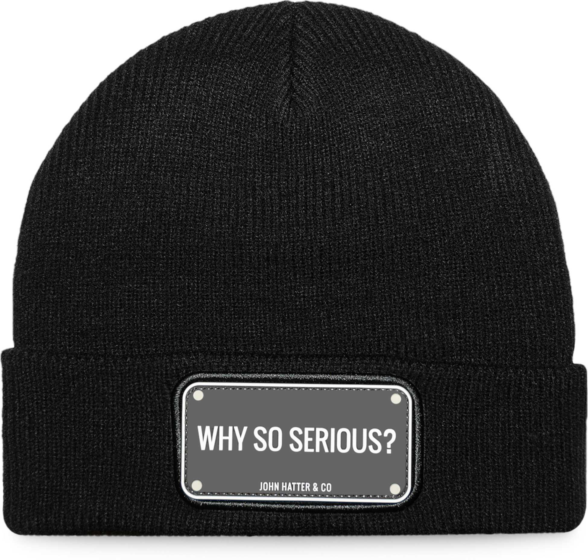 JOHN HATTER, Why So Serious? - Rubber Beanie
