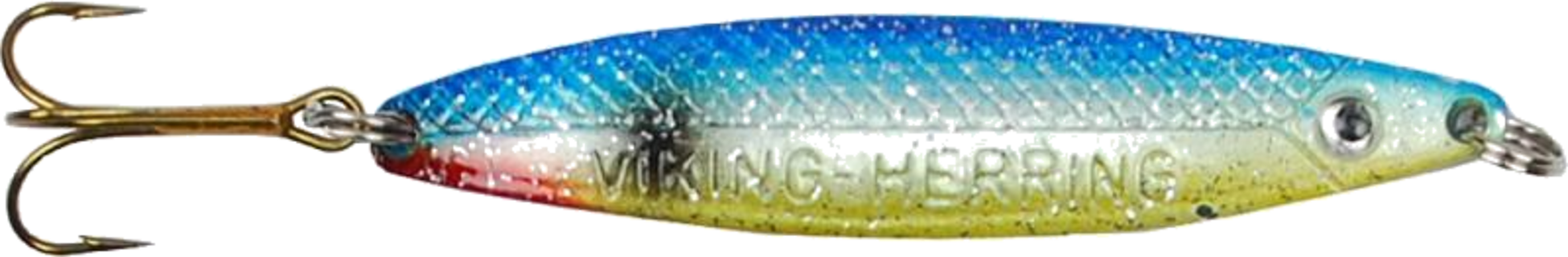 WIGGLER, Wiggler Viking Herring Glitter Bl&aring;/koppar 15g