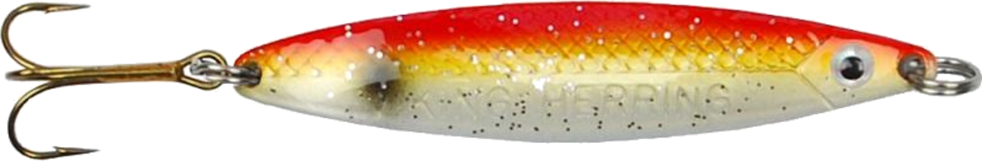 WIGGLER, Wiggler Viking Herring Glitter R&ouml;d/guld 22g