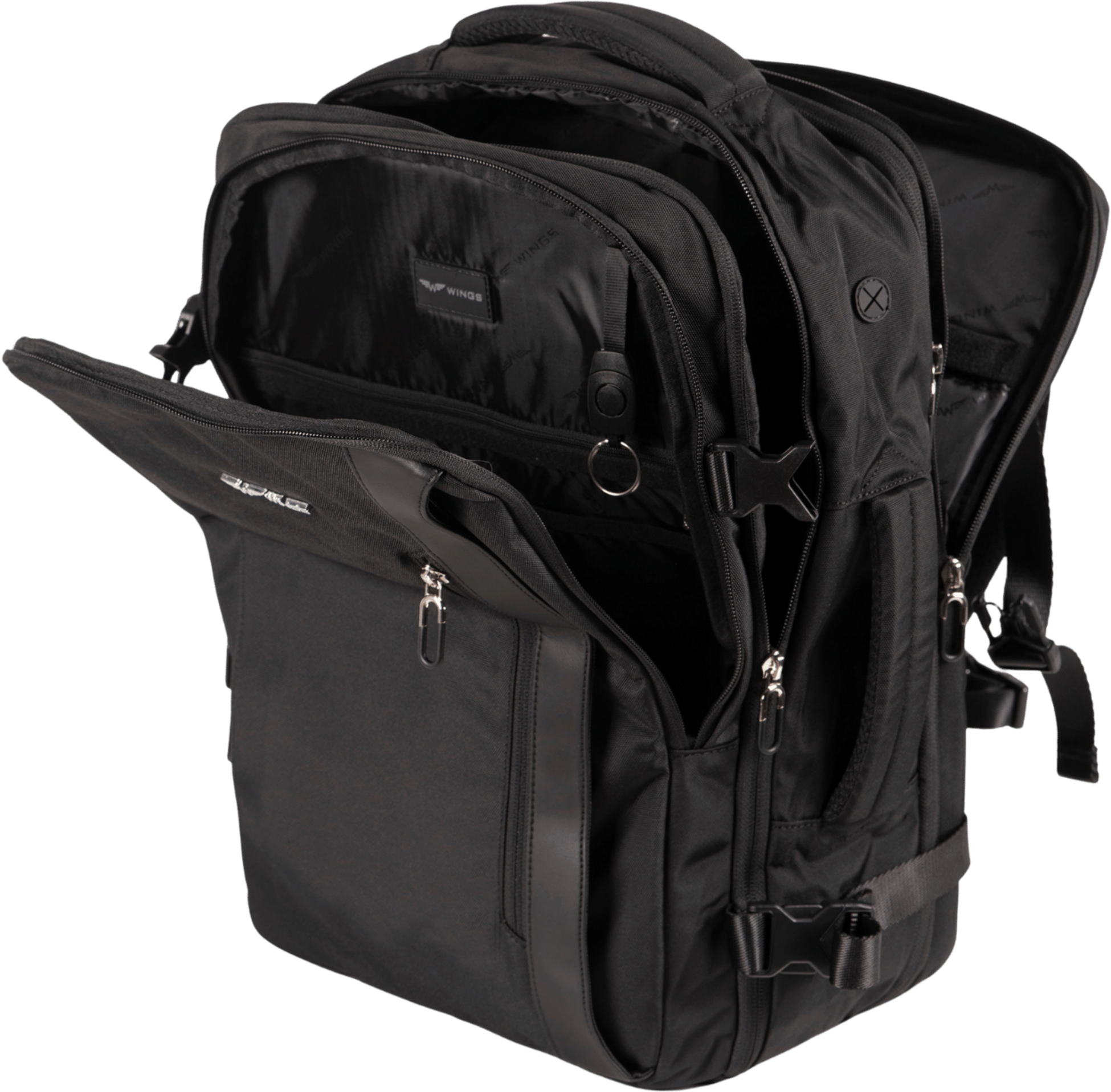 WINGS, Wings Skylark Multifunctional Women's Backpack, Black