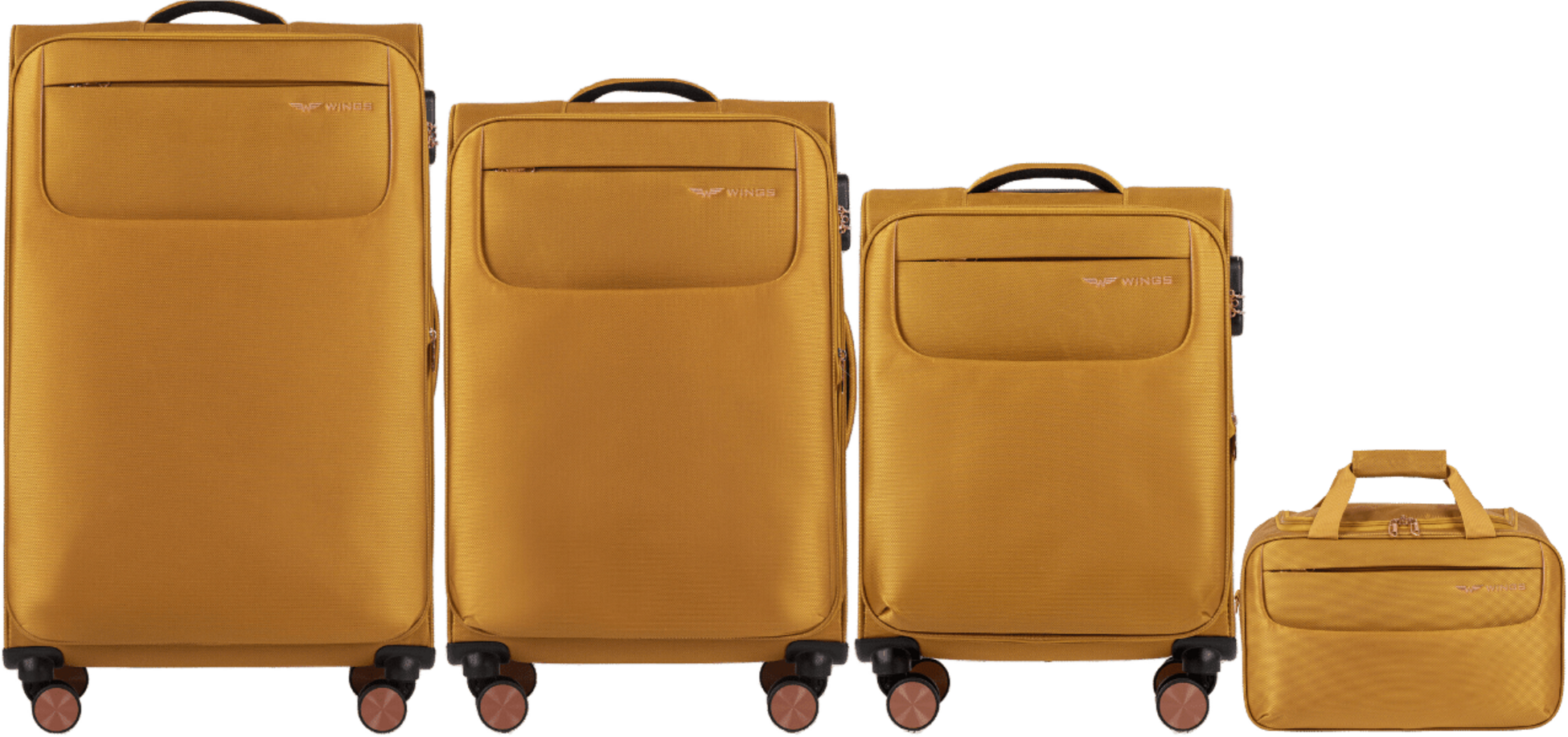 WINGS, Wings Tern 3-piece Luggage Set + Travel Bag