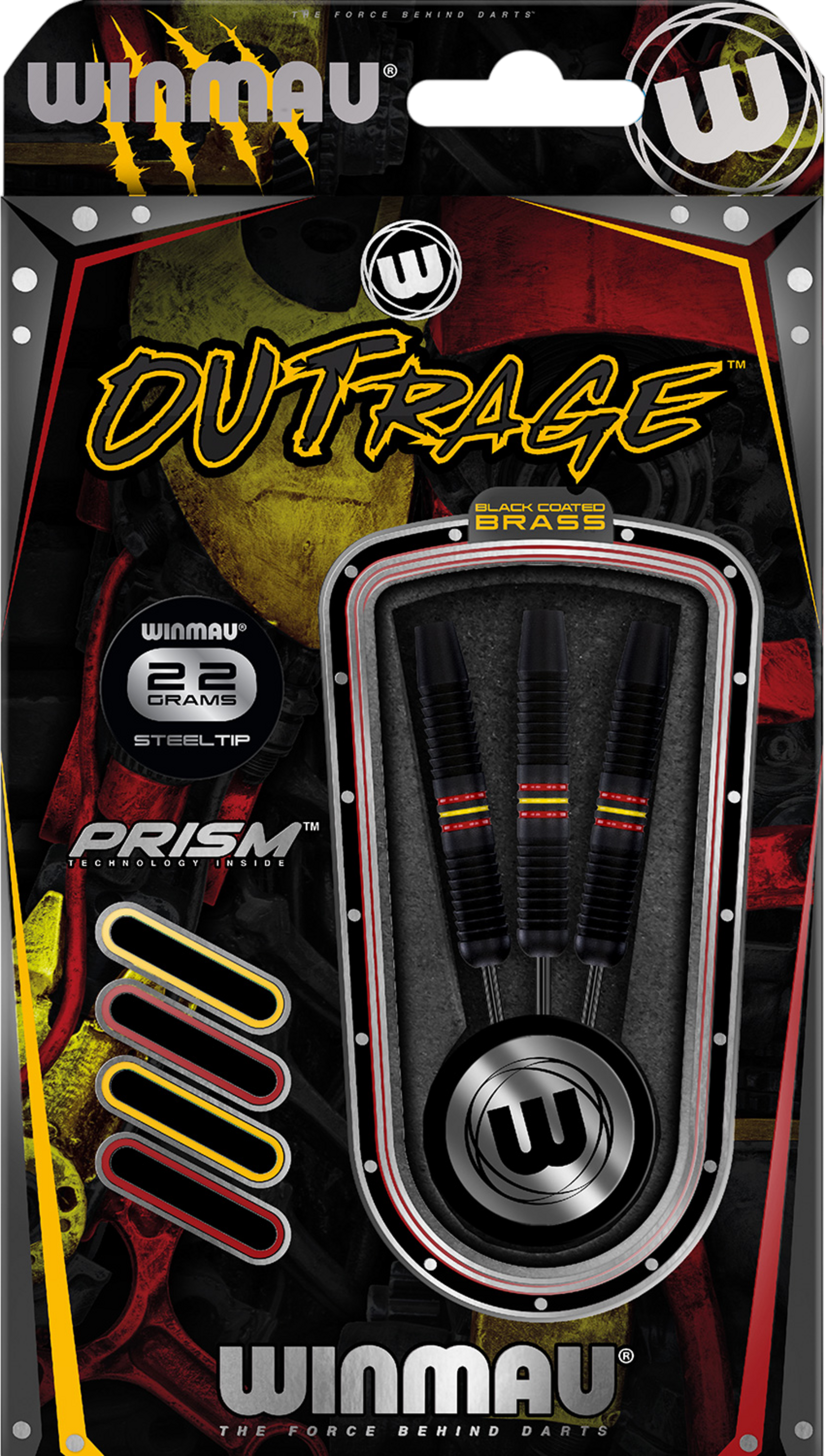 WINMAU, Winmau Outrage Brass Steeltip Darts