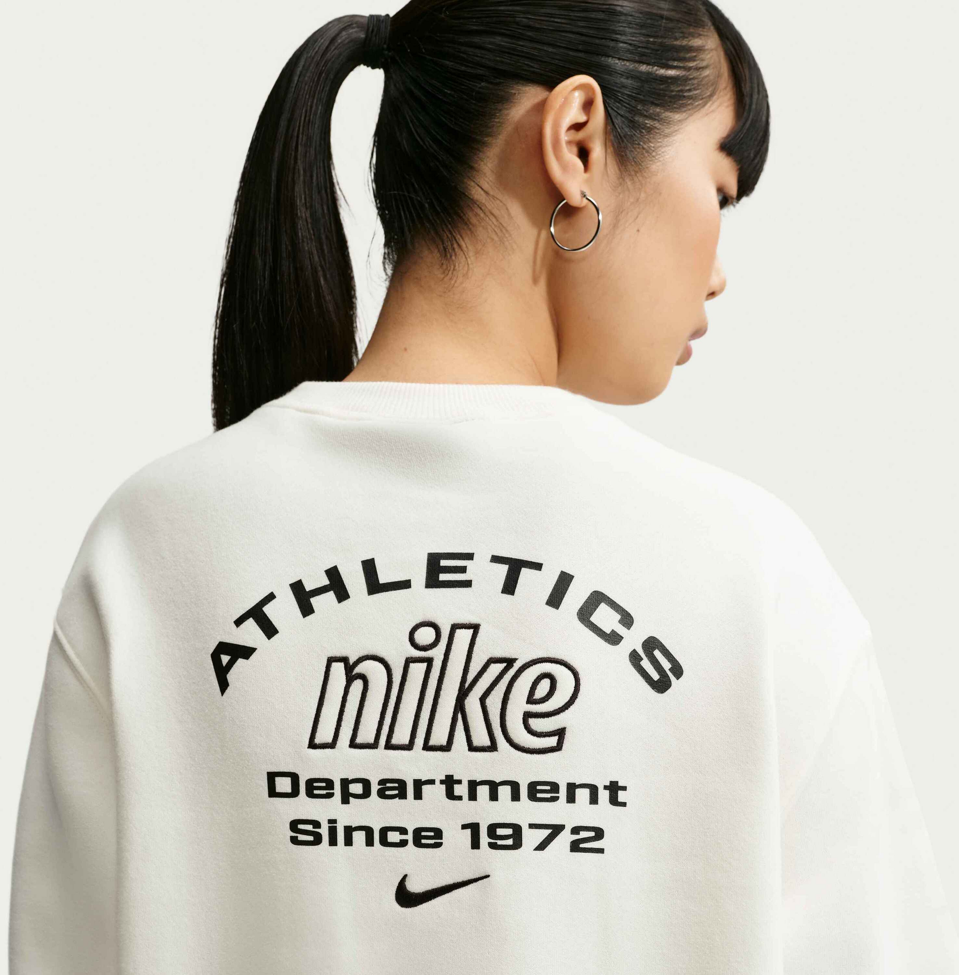 NIKE, Women's Athletic Department" Crew" Studio Fleece Medium Weight 'graphic Pack'