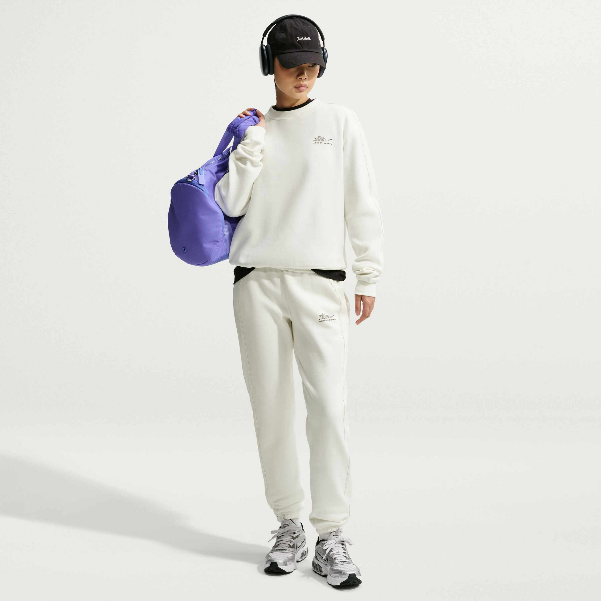 NIKE, Women's Athletic Department" Crew" Studio Fleece Medium Weight 'graphic Pack'