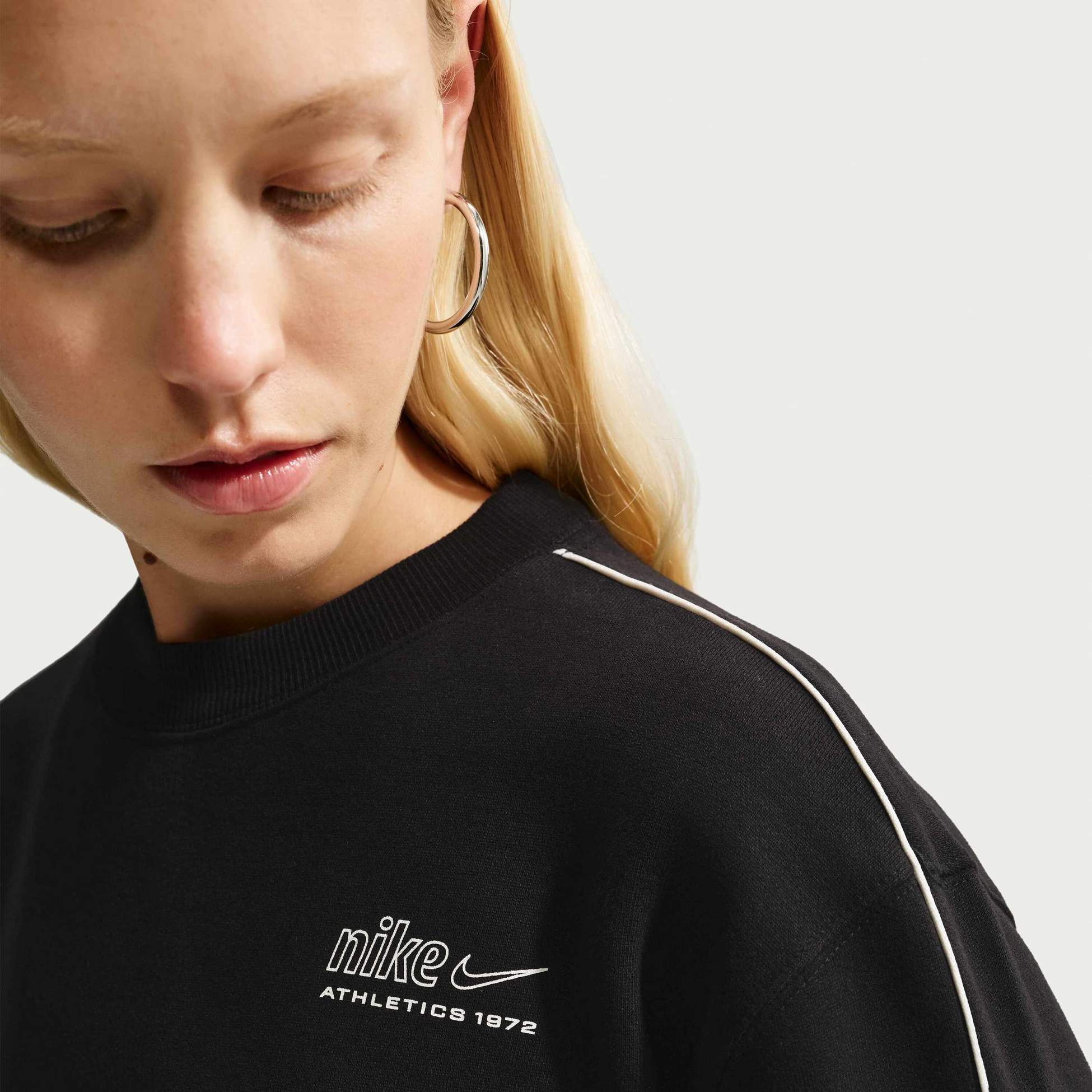NIKE, Women's Athletic Department" Crew" Studio Fleece Medium Weight 'graphic Pack'
