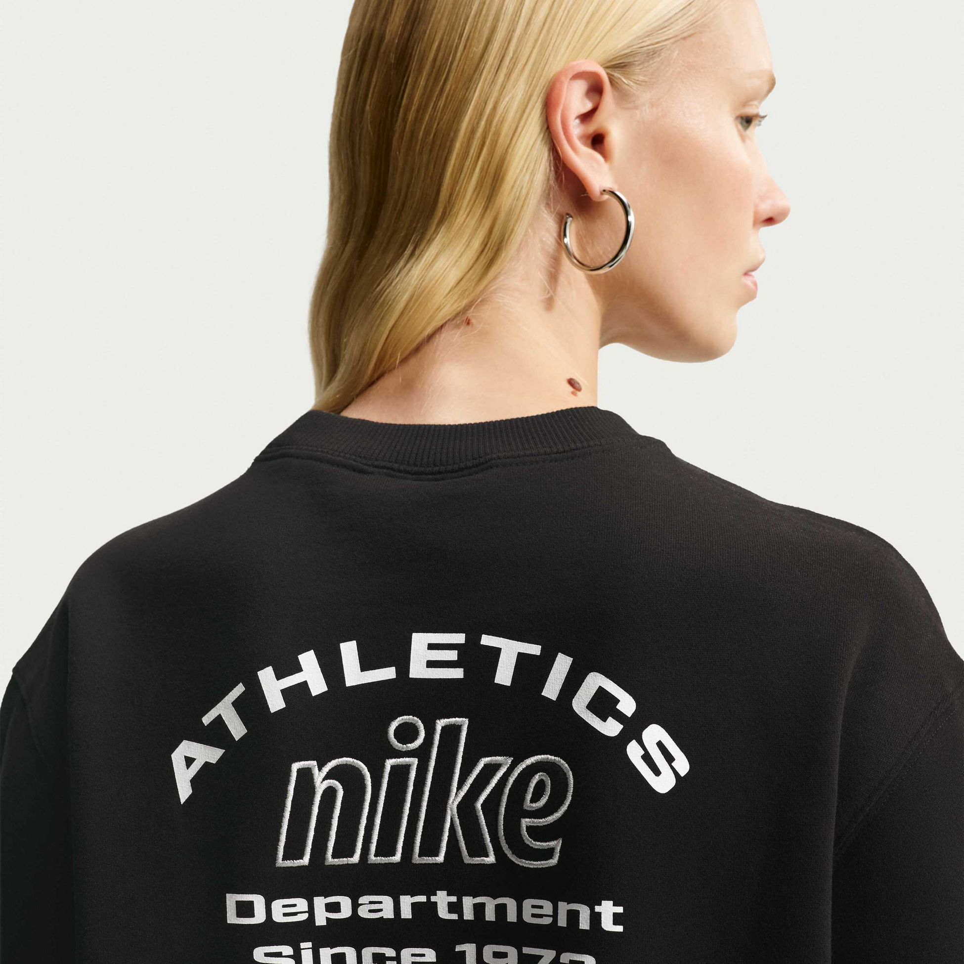 NIKE, Women's Athletic Department" Crew" Studio Fleece Medium Weight 'graphic Pack'