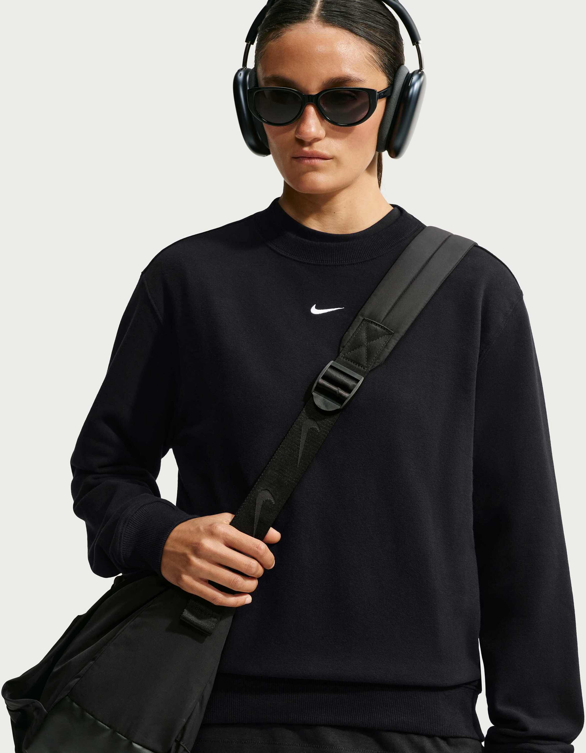 NIKE, Women's Crew Studio Fleece Lightweight 'french Terry'