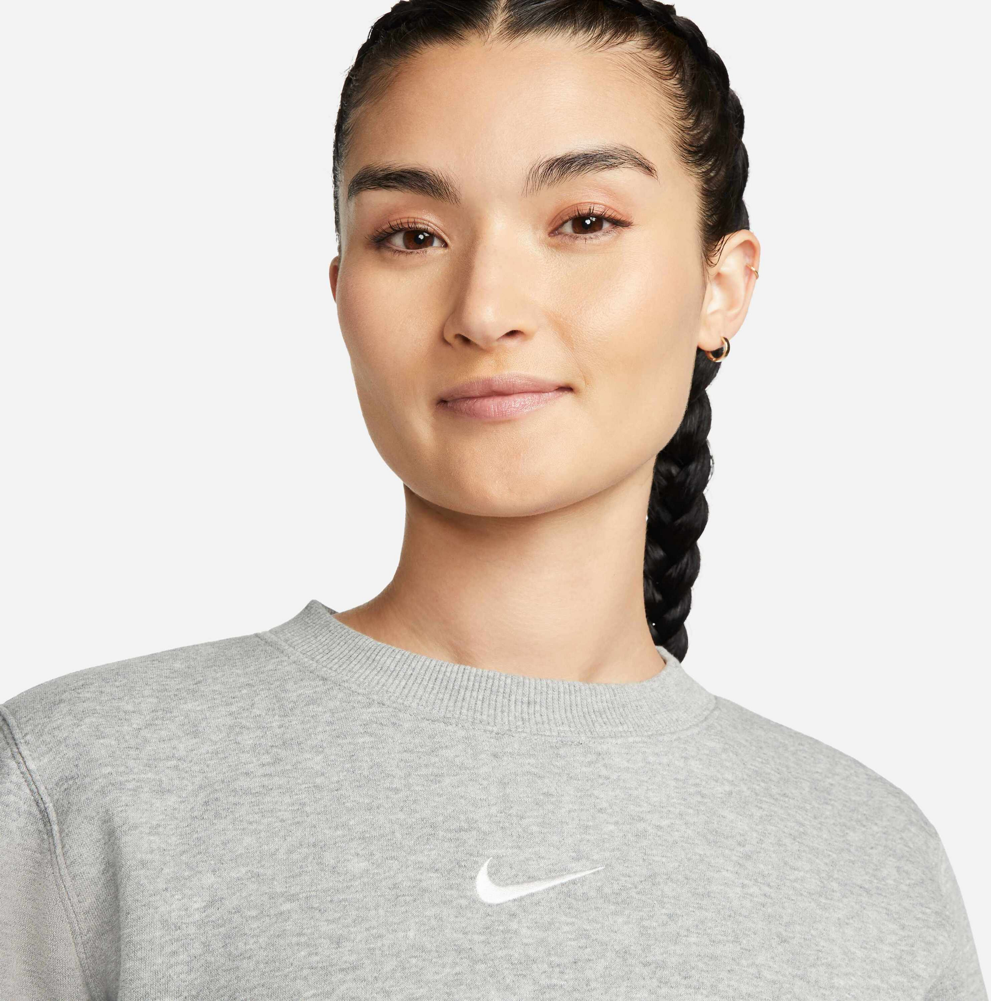 NIKE, Women's Crew-neck Sweatshirt Sportswear Phoenix Fleece