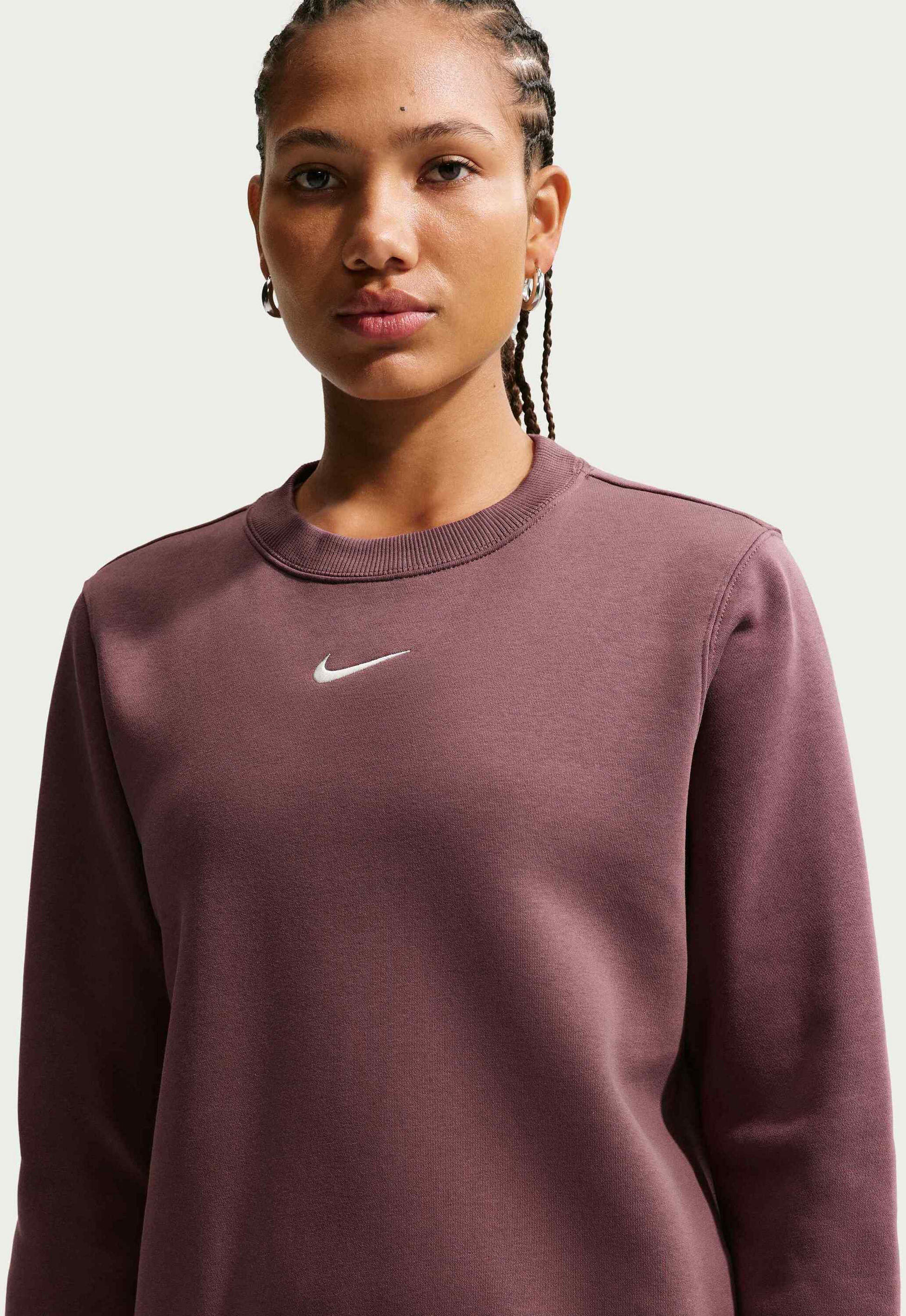 NIKE, Women's Crew-neck Sweatshirt Sportswear Phoenix Fleece