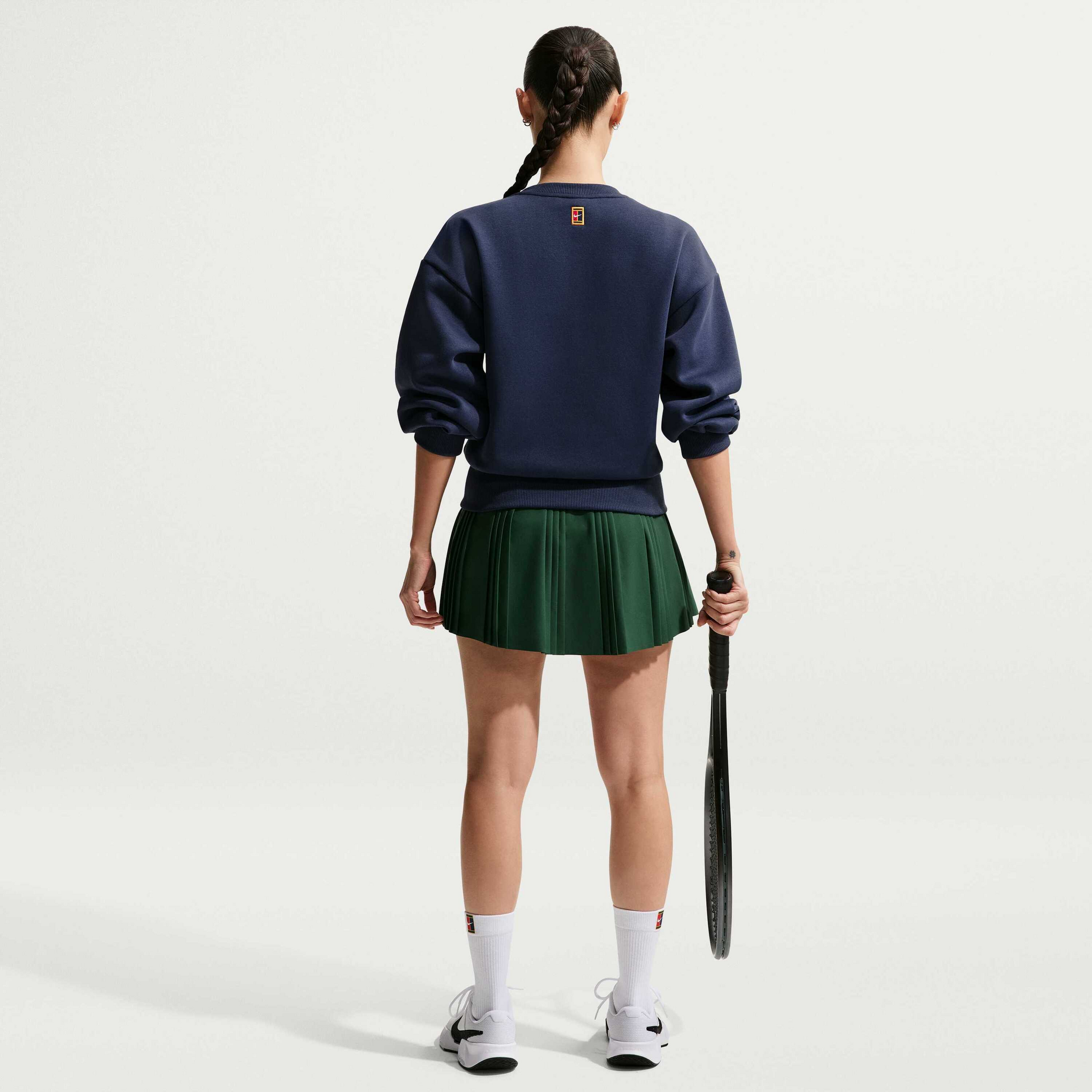 NIKE, Women's Crew-neck Tennis Top Nikecourt Collection