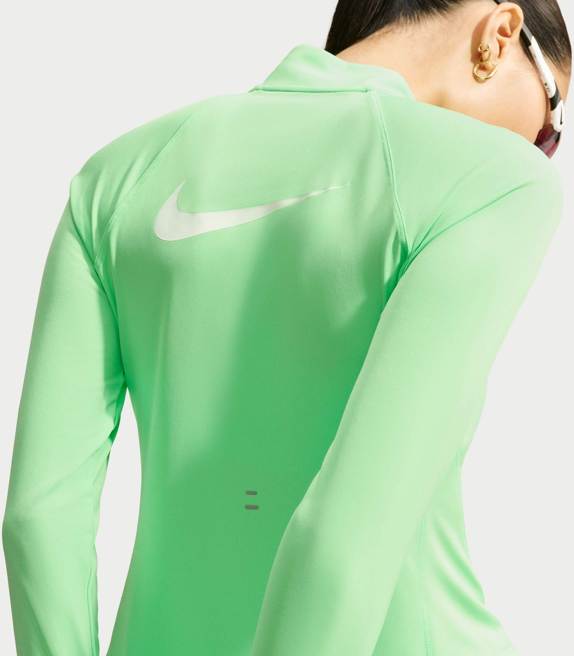 NIKE, Women's Dri-fit 1/4-zip Running Top Tempo Swoosh Run