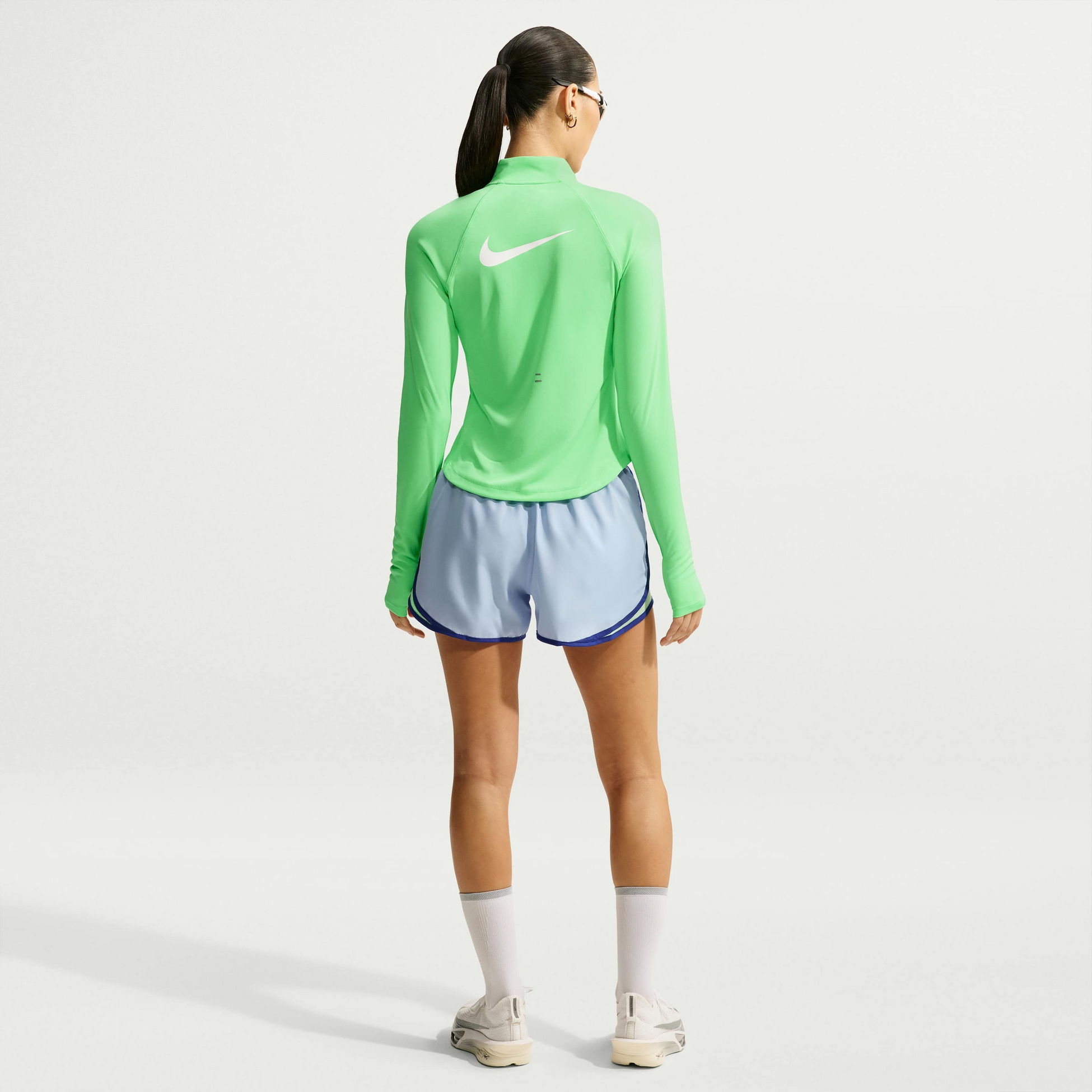 NIKE, Women's Dri-fit 1/4-zip Running Top Tempo Swoosh Run