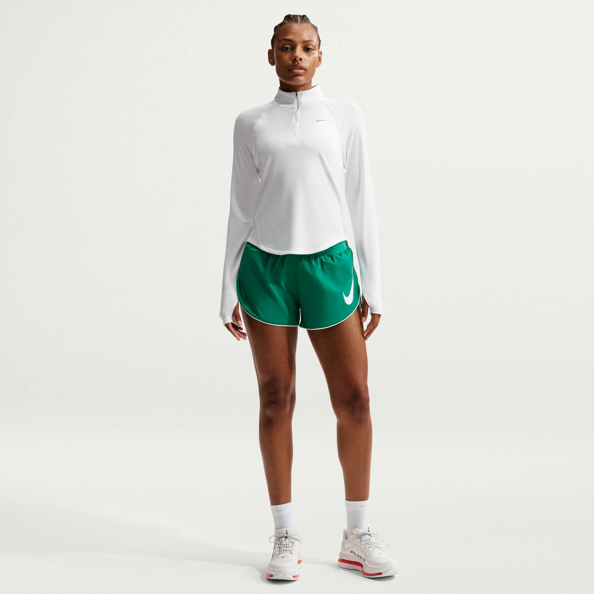 NIKE, Women's Dri-fit 1/4-zip Running Top Tempo Swoosh Run