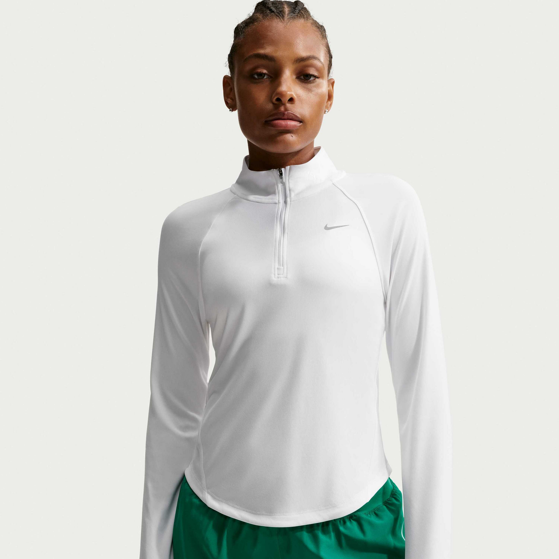 NIKE, Women's Dri-fit 1/4-zip Running Top Tempo Swoosh Run