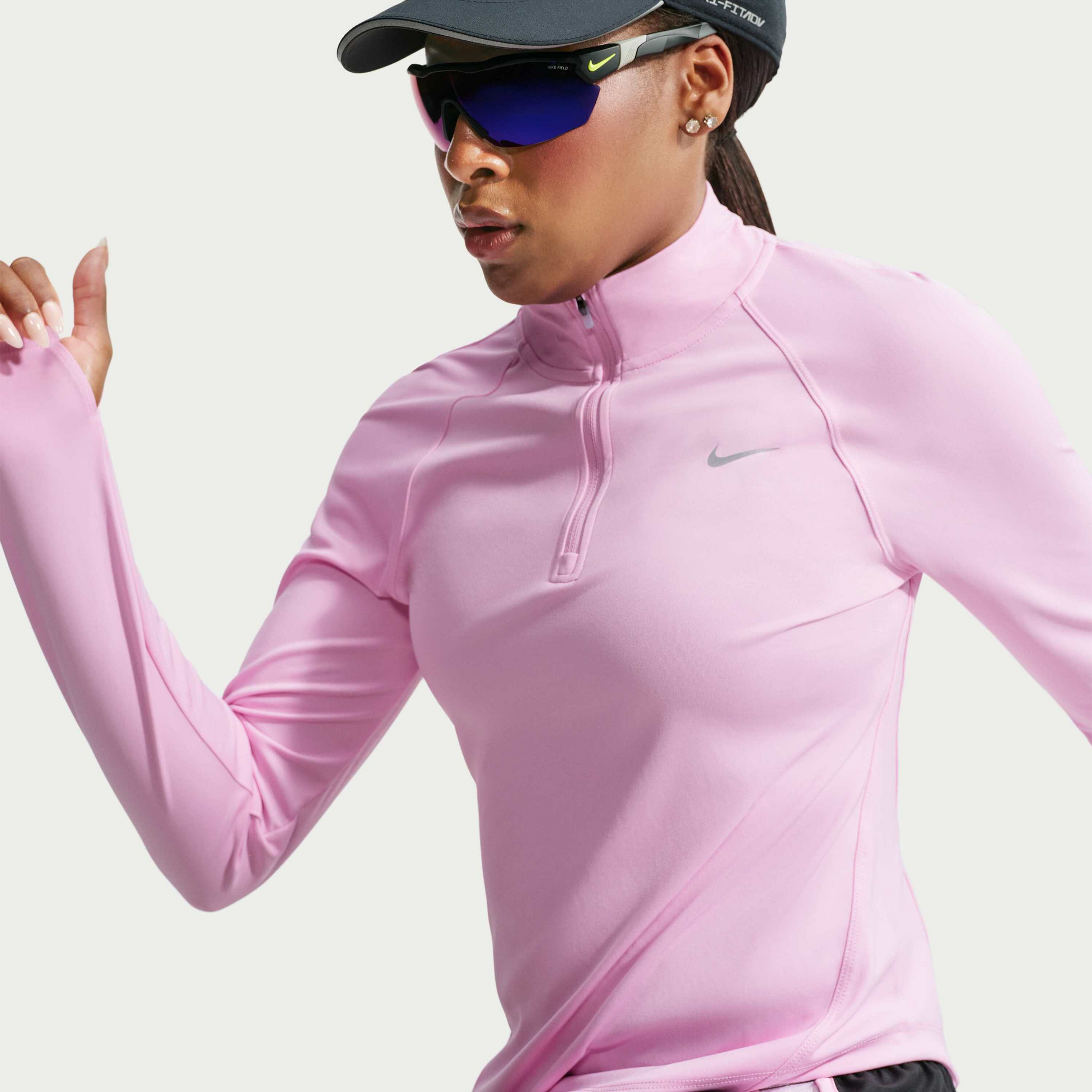 NIKE, Women's Dri-fit 1/4-zip Running Top Tempo