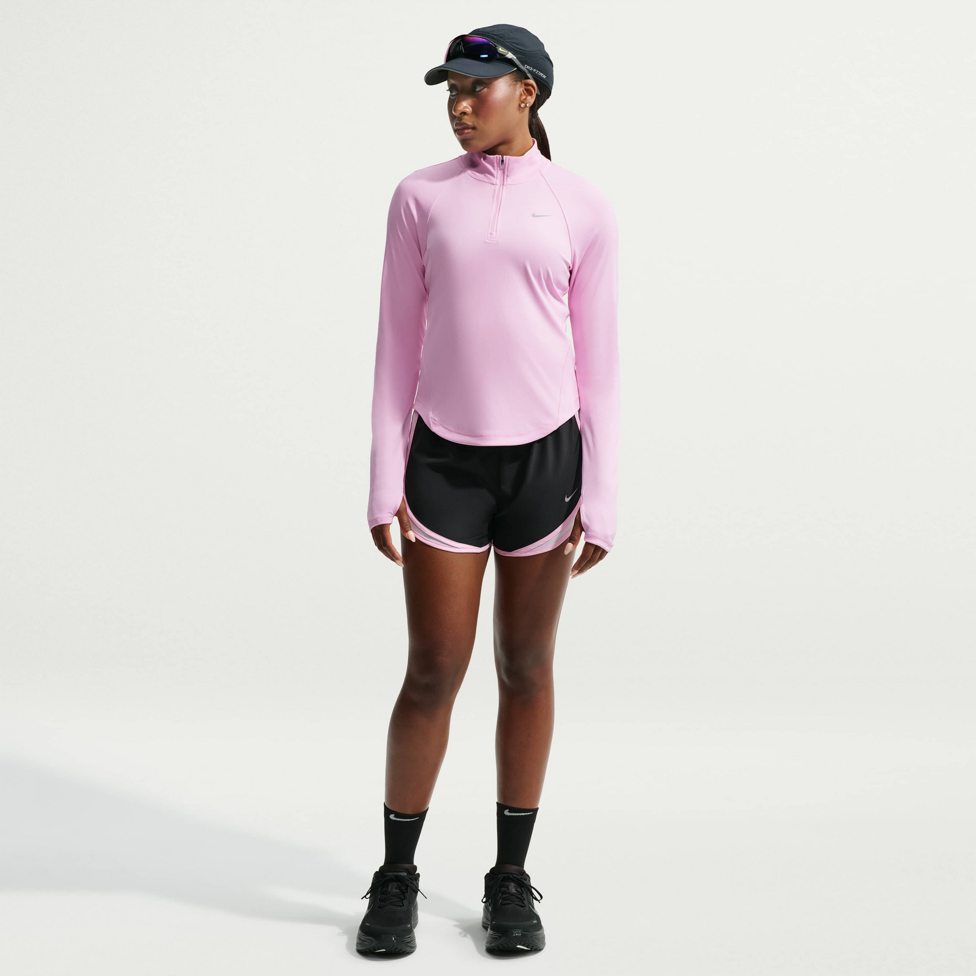 NIKE, Women's Dri-fit 1/4-zip Running Top Tempo