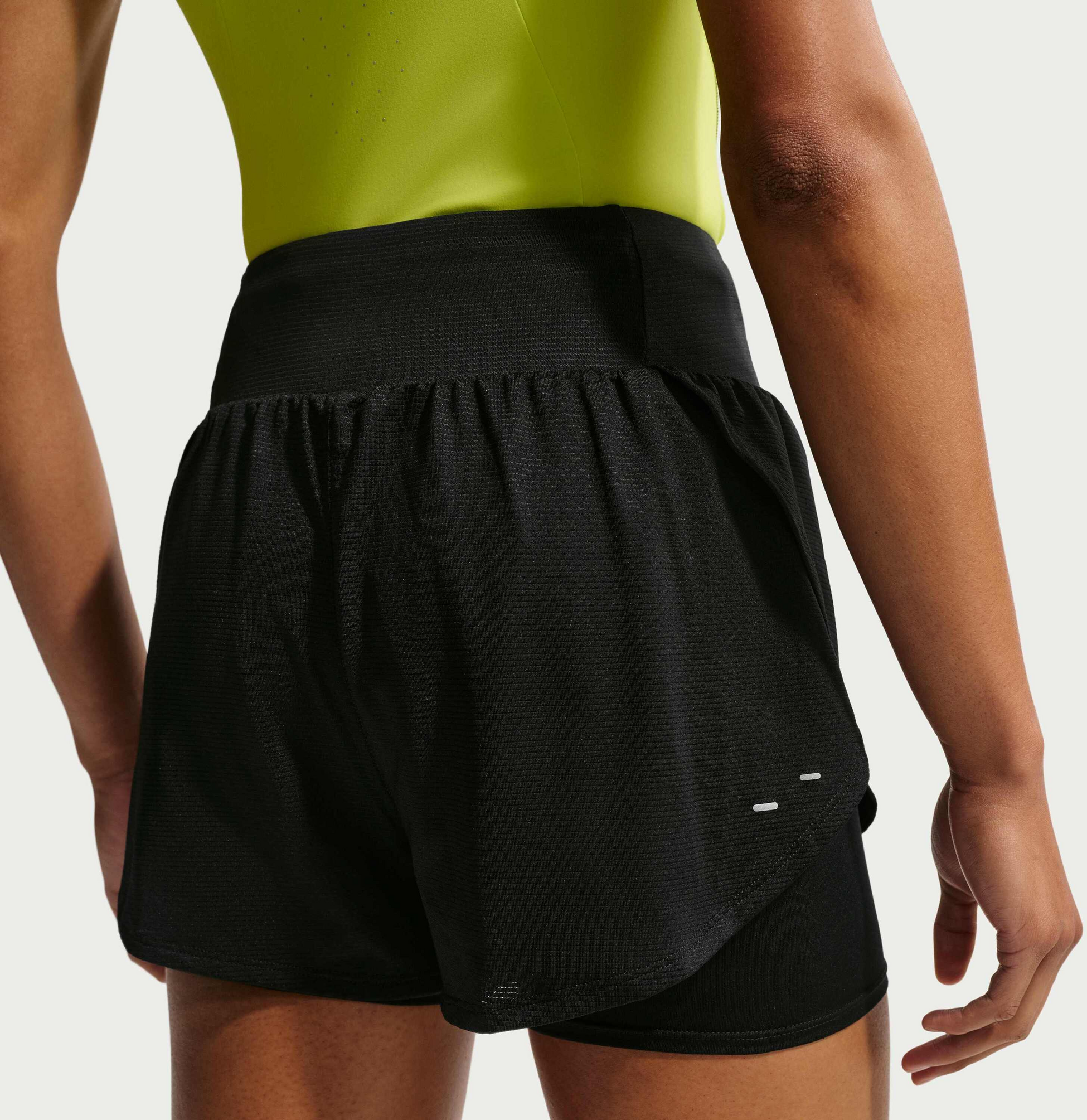 NIKE, Women's Dri-fit 2-in-1 Mesh Running Shorts Flow