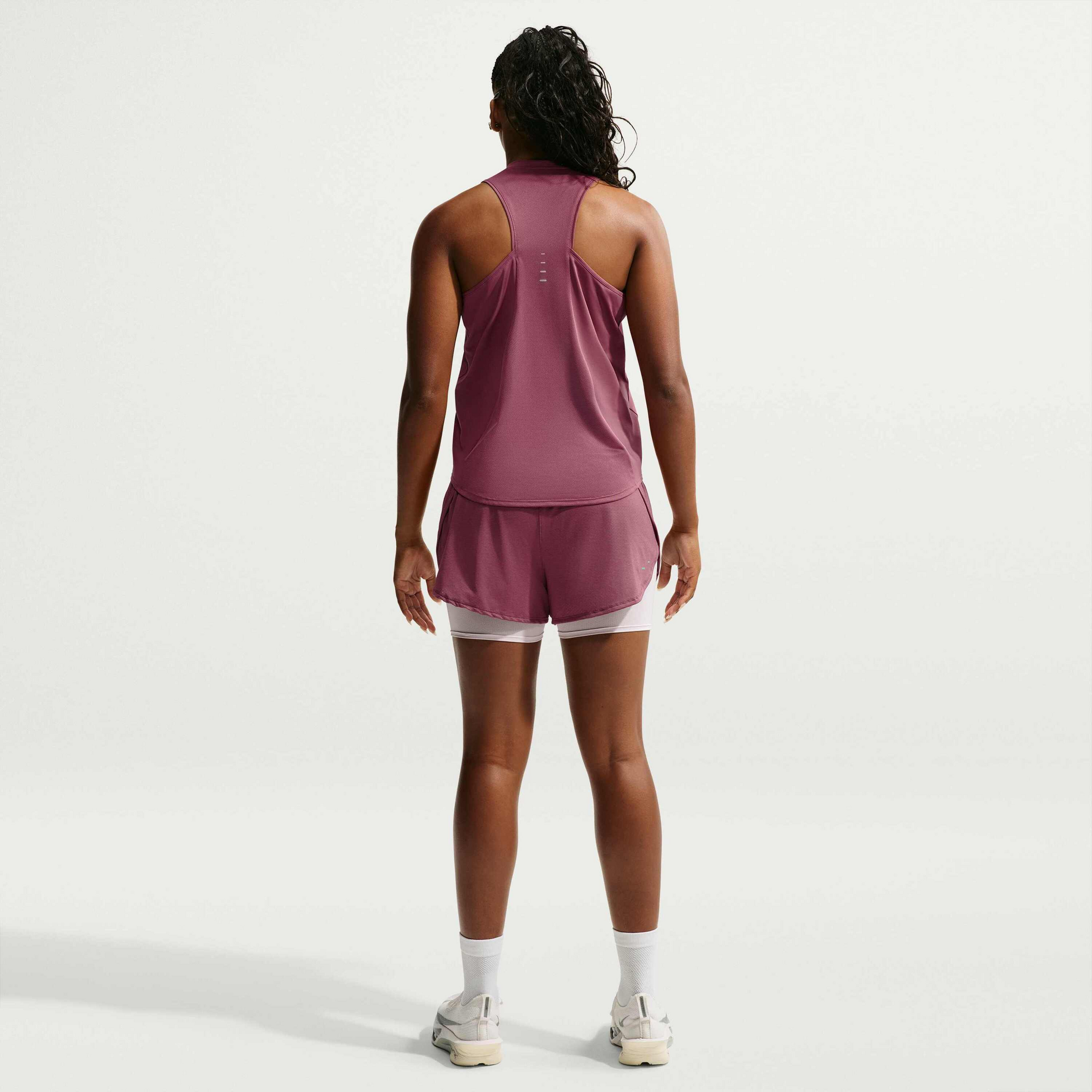 NIKE, Women's Dri-fit 2-in-1 Mesh Running Shorts Flow