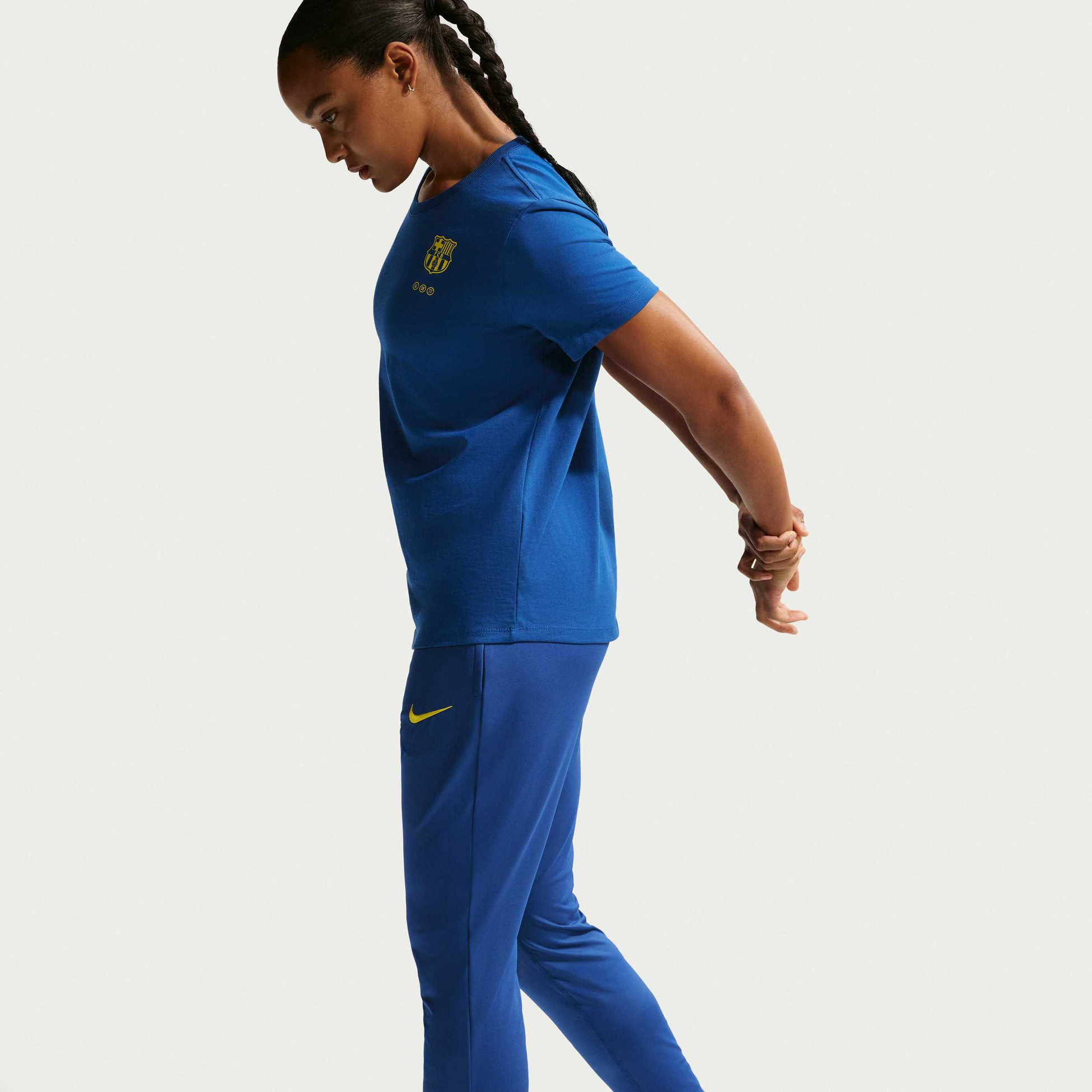 NIKE, Women's Dri-fit Football Knit Trousers F.c. Barcelona Strike Fourth