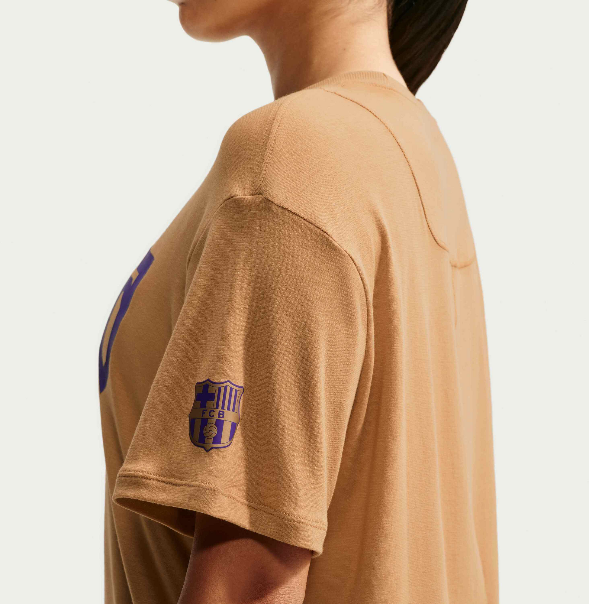 NIKE, Women's Dri-fit Football Loose Top F.c. Barcelona One Away