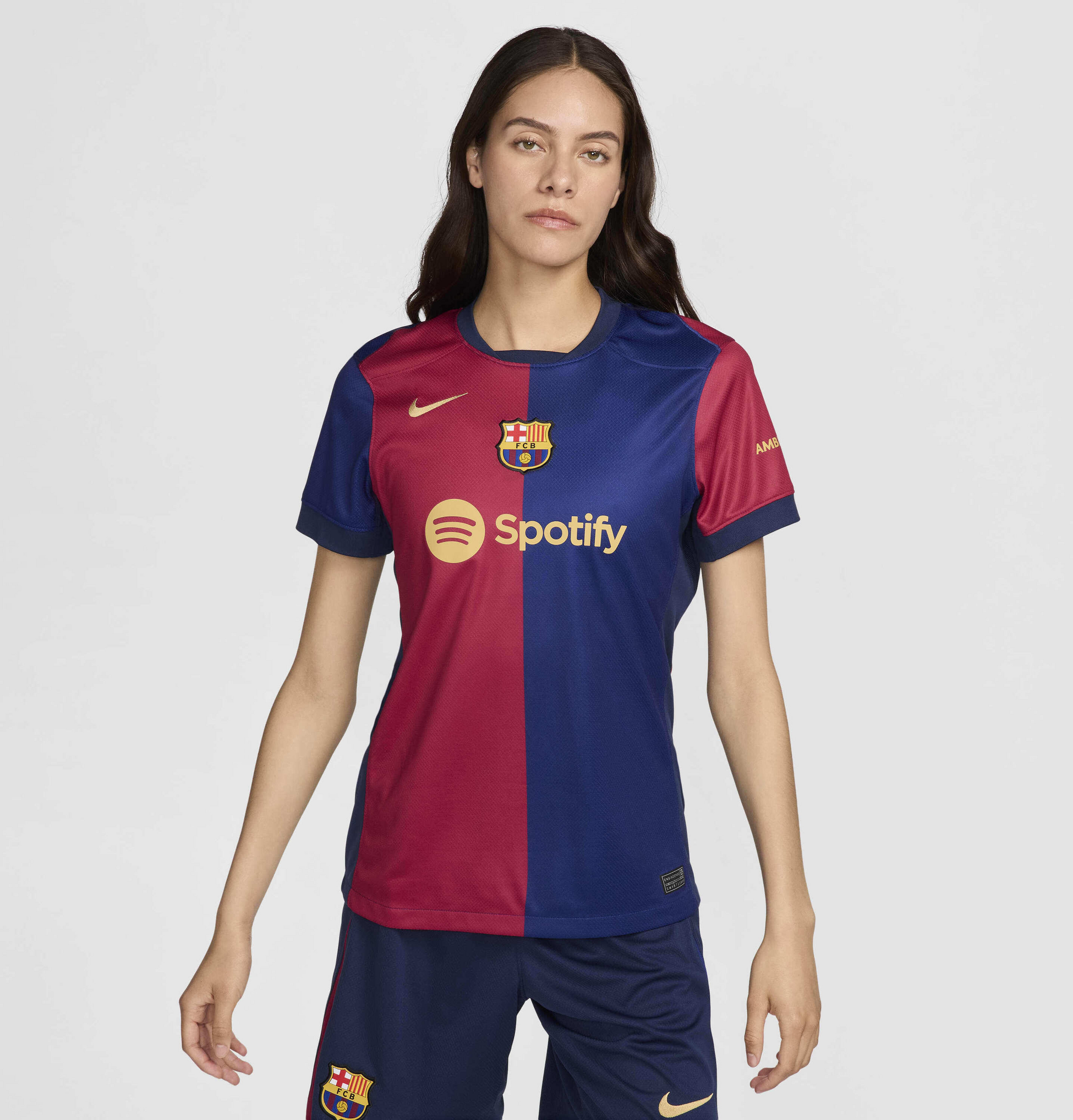 NIKE, Women's Dri-fit Football Replica Shirt F.c. Barcelona 2024/25 Stadium Home