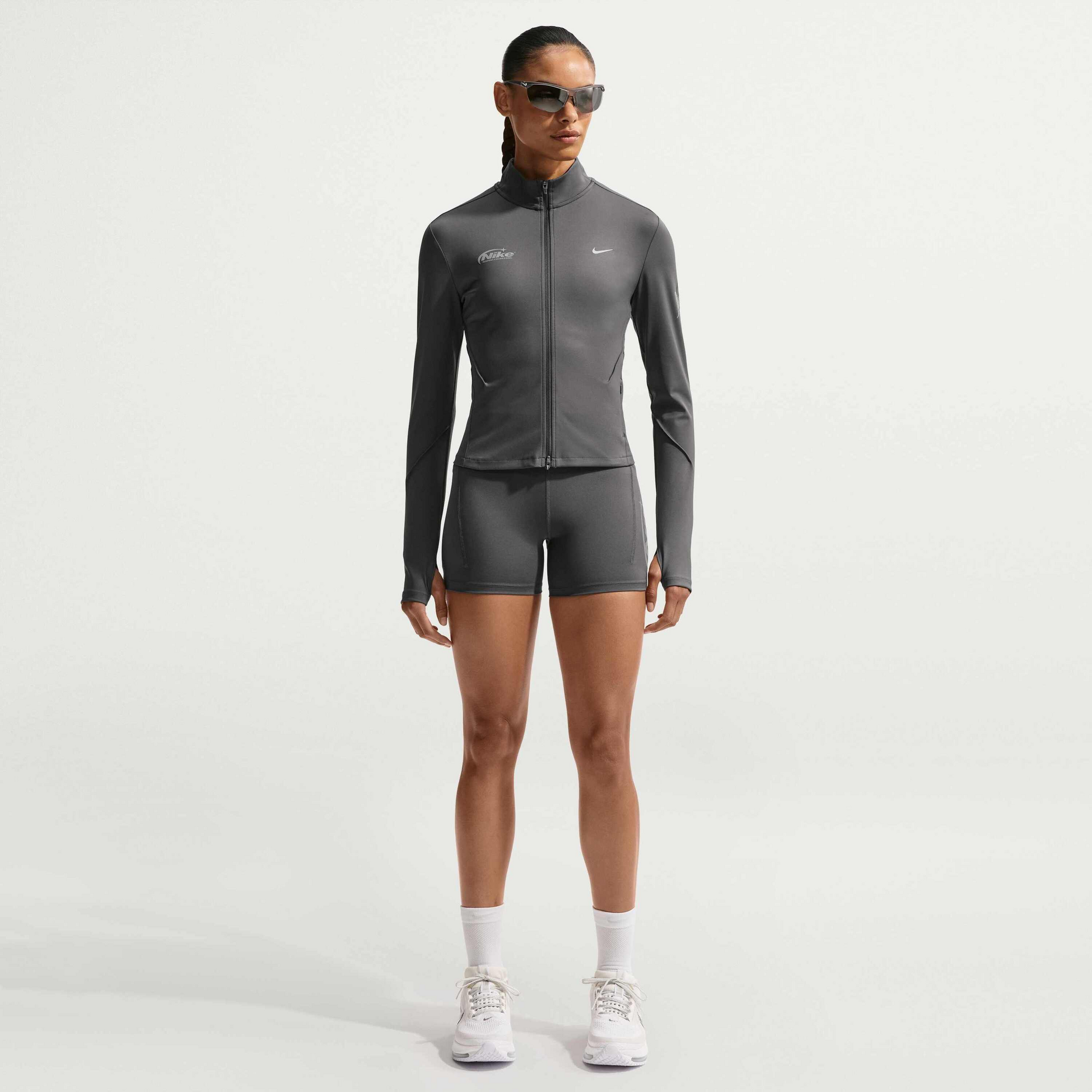 NIKE, Women's Dri-fit Full-zip Mid-layer Running Top Swift