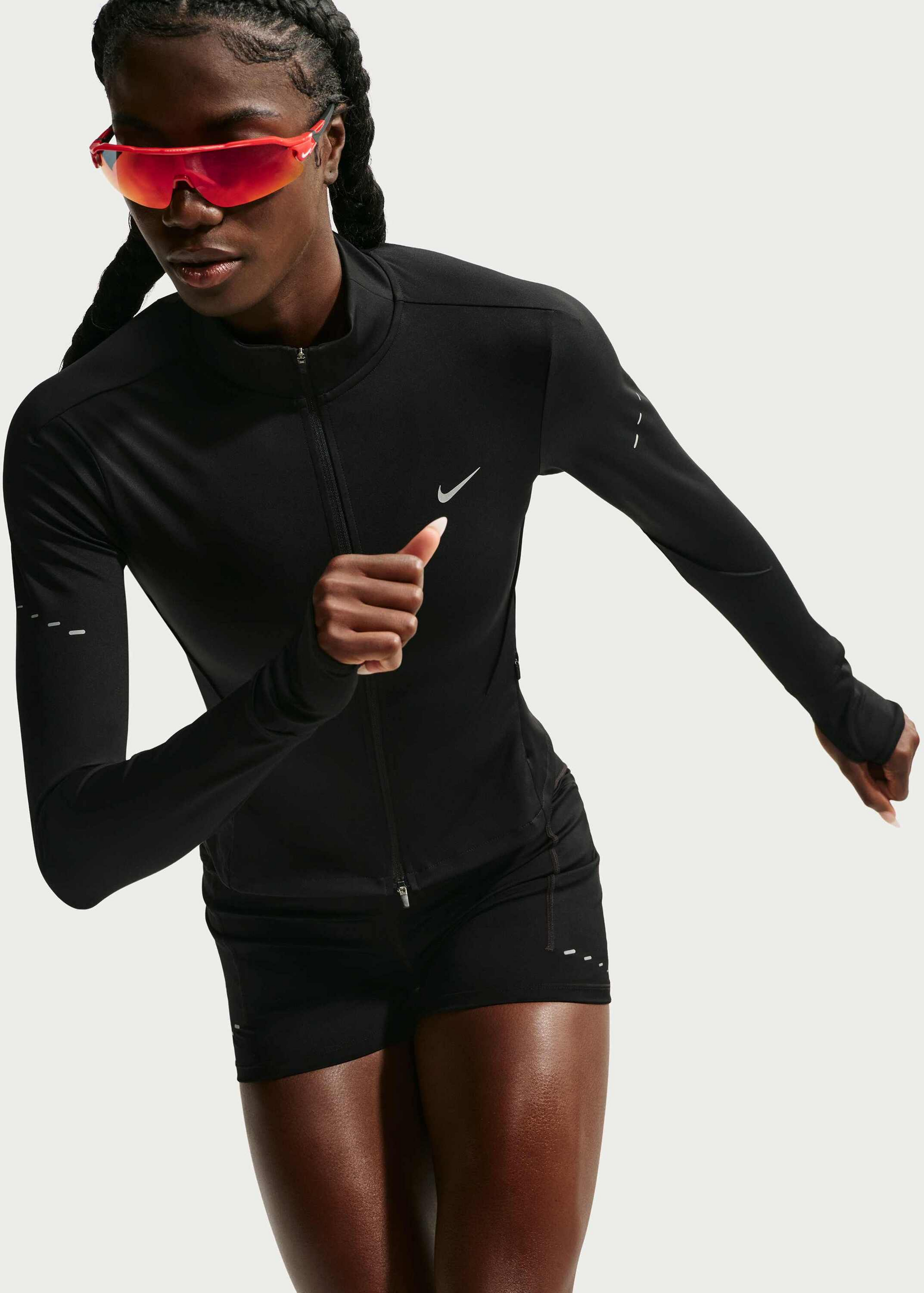 NIKE, Women's Dri-fit Full-zip Running Jacket Swift
