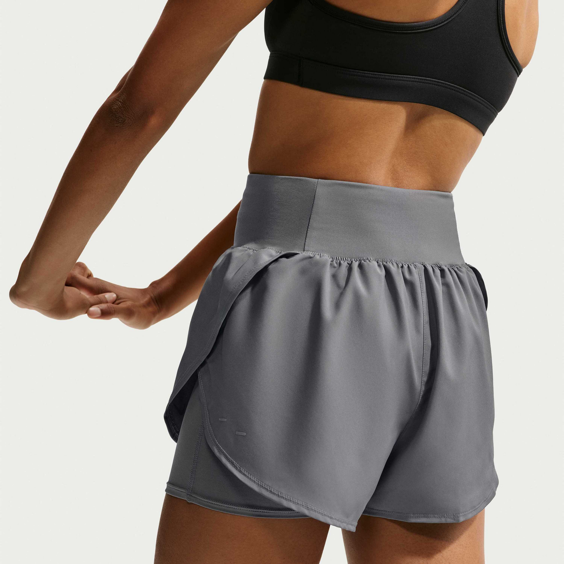 NIKE, Women's Dri-fit High-waisted 2-in-1 Running Shorts Flow