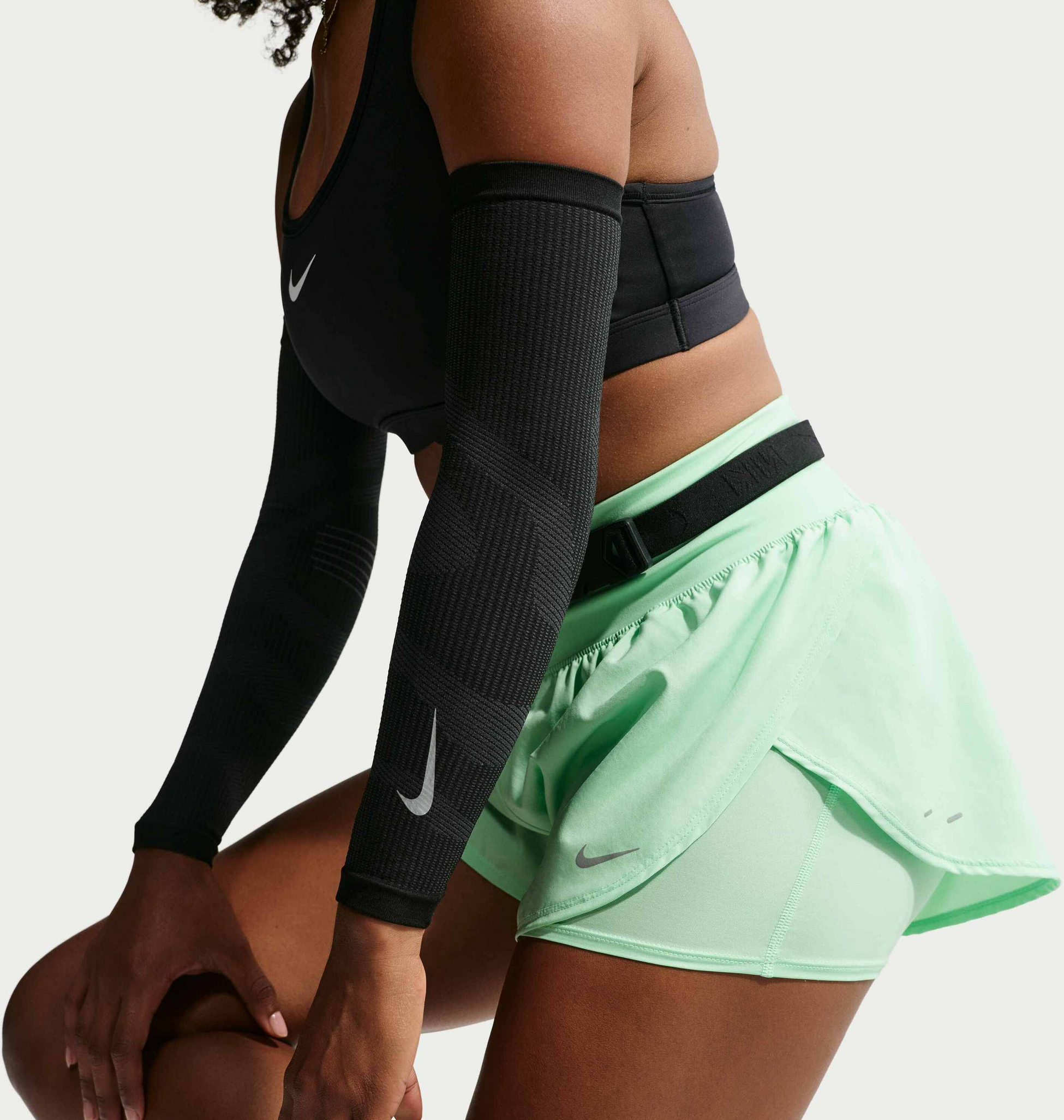 NIKE, Women's Dri-fit High-waisted 2-in-1 Running Shorts Flow