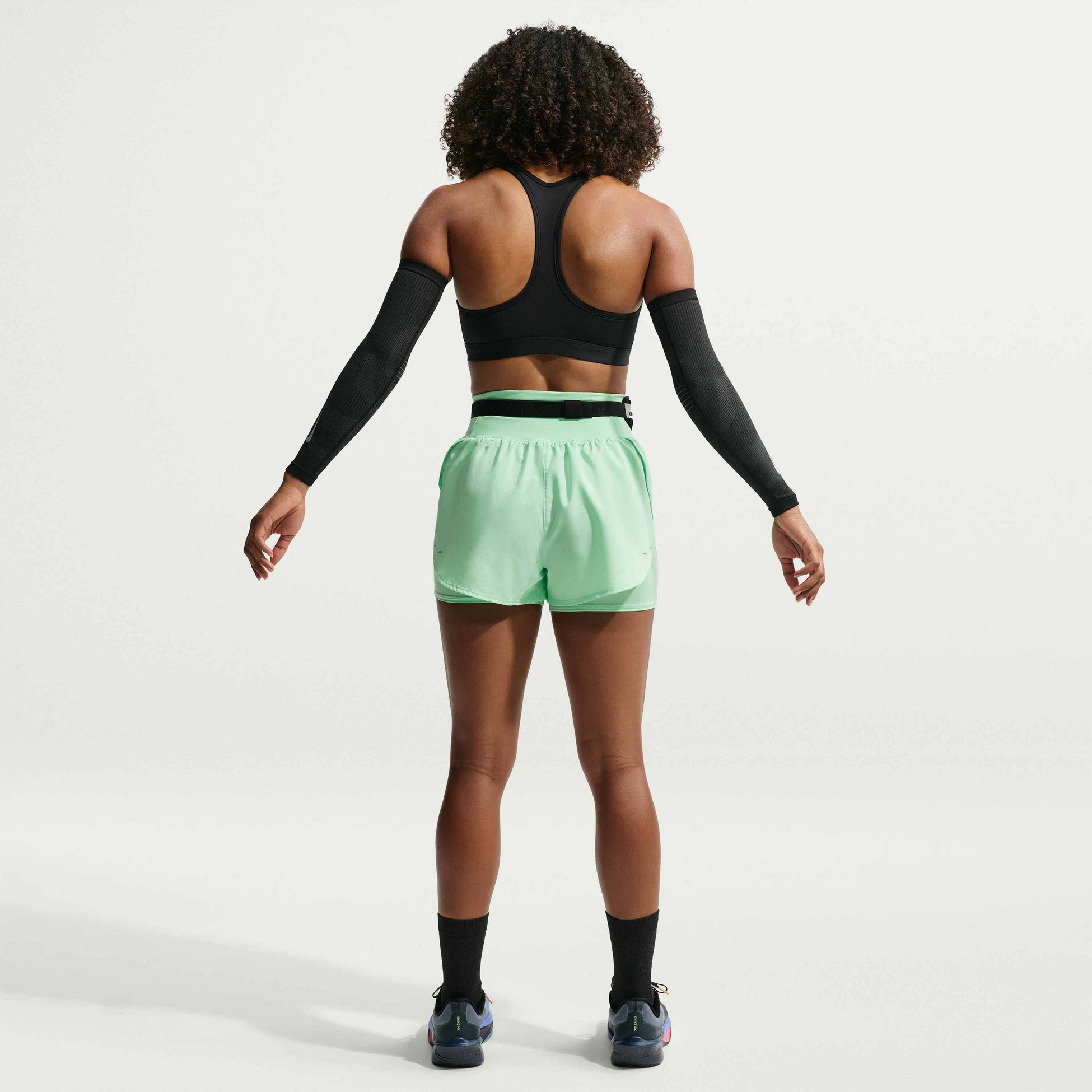NIKE, Women's Dri-fit High-waisted 2-in-1 Running Shorts Flow