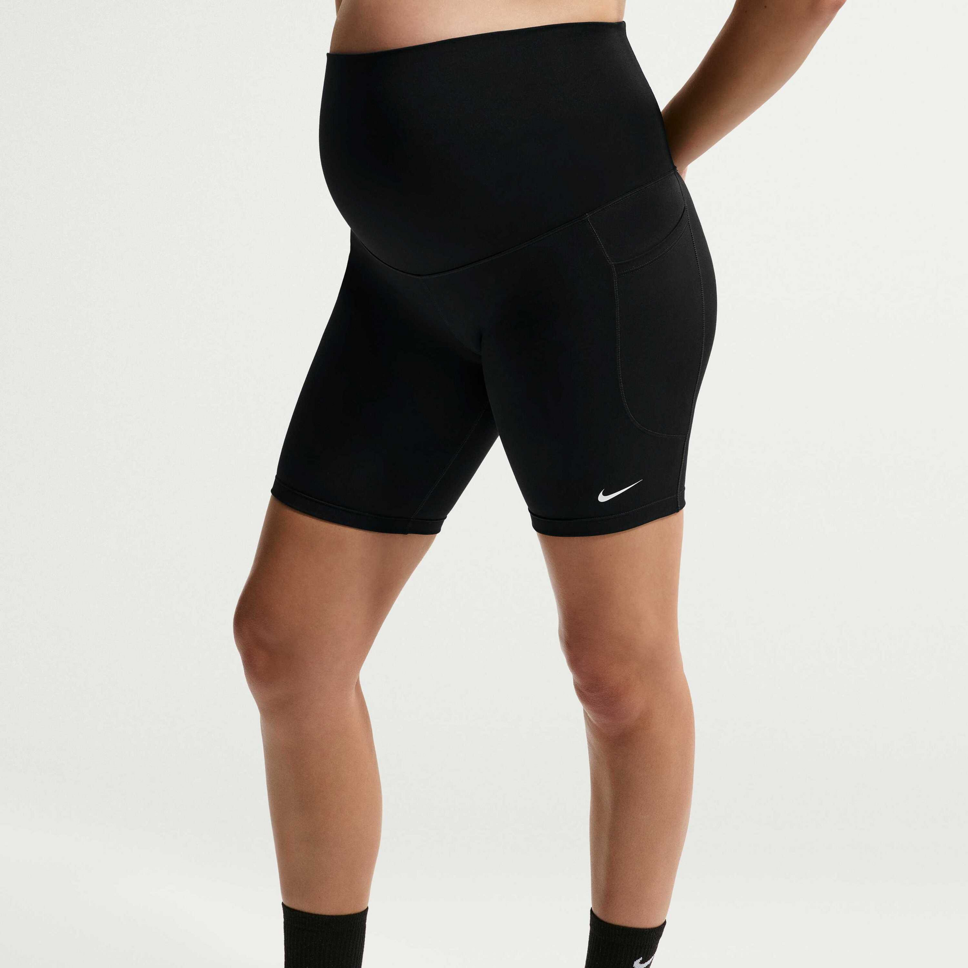 NIKE, Women's Dri-fit High-waisted 20.5cm (approx.) Biker Shorts With Pockets (maternity) (m) One