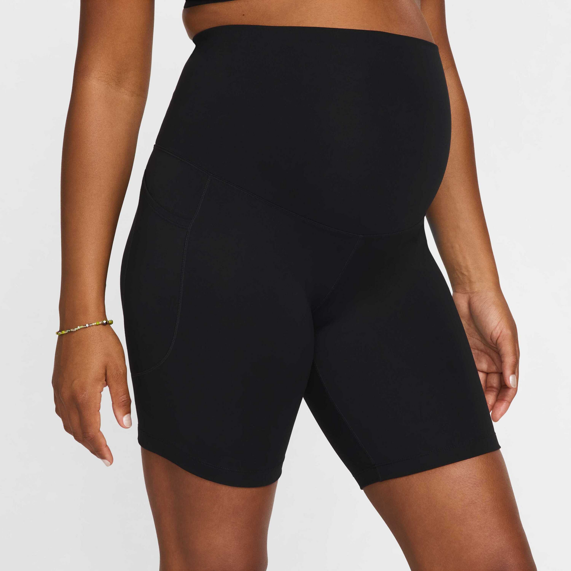 NIKE, Women's Dri-fit High-waisted 20.5cm (approx.) Biker Shorts With Pockets (maternity) (m) One