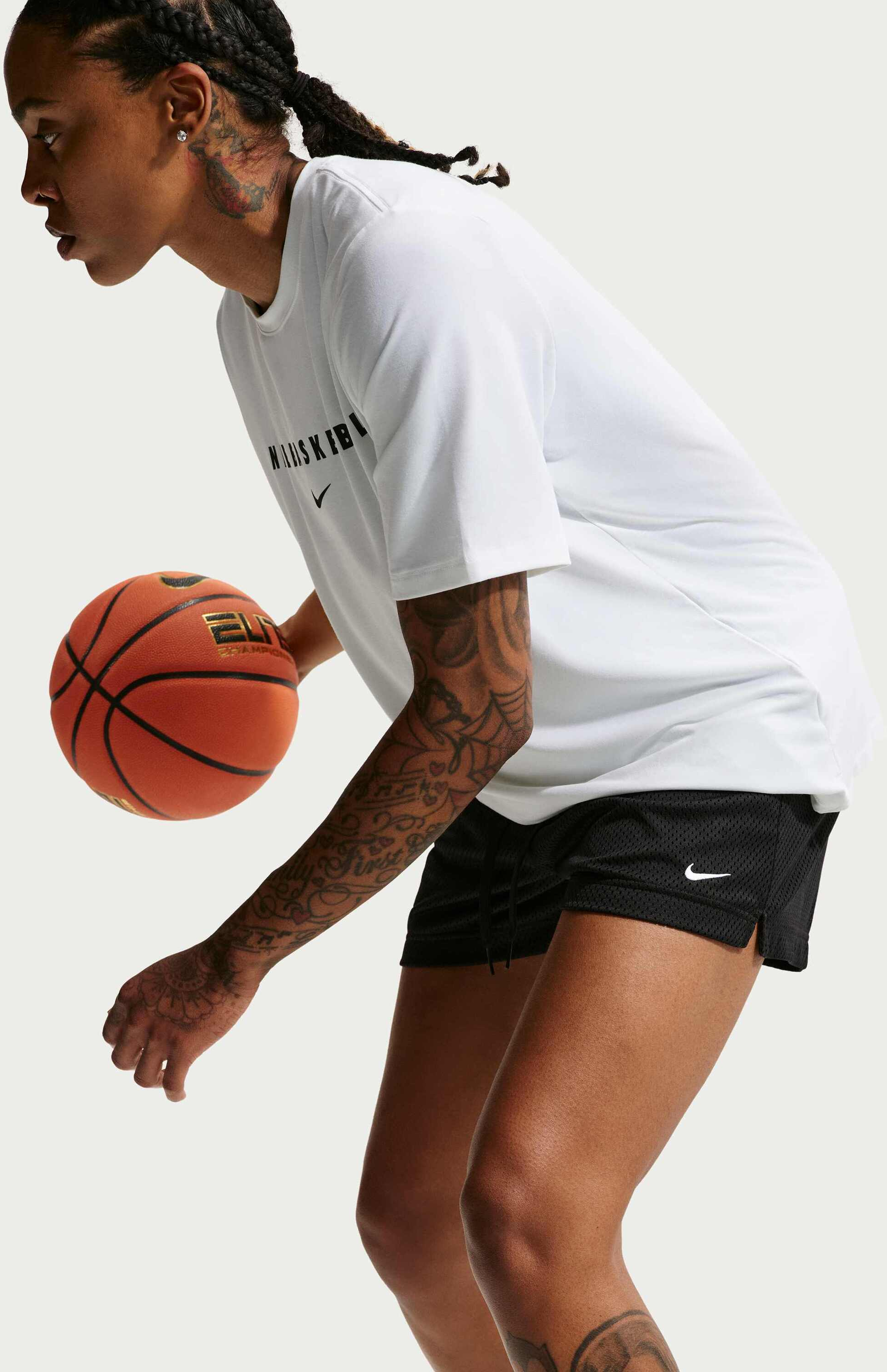 NIKE, Women's Dri-fit Mesh Basketball Shorts Essential