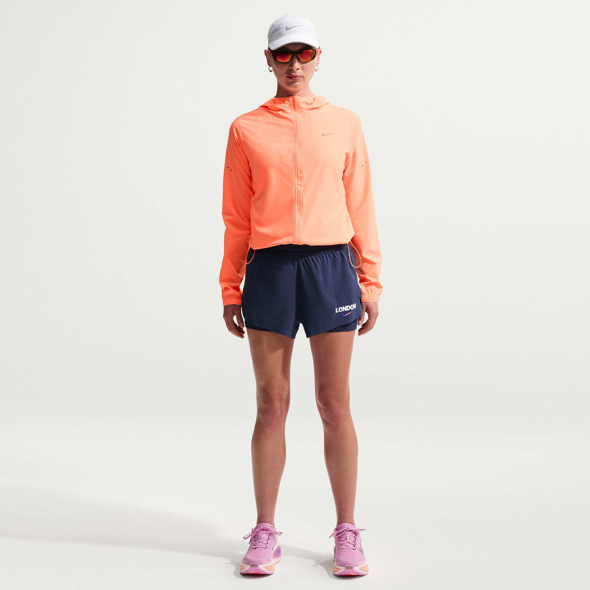 NIKE, Women's Dri-fit Mid-rise 2-in-1 Running Shorts Swift