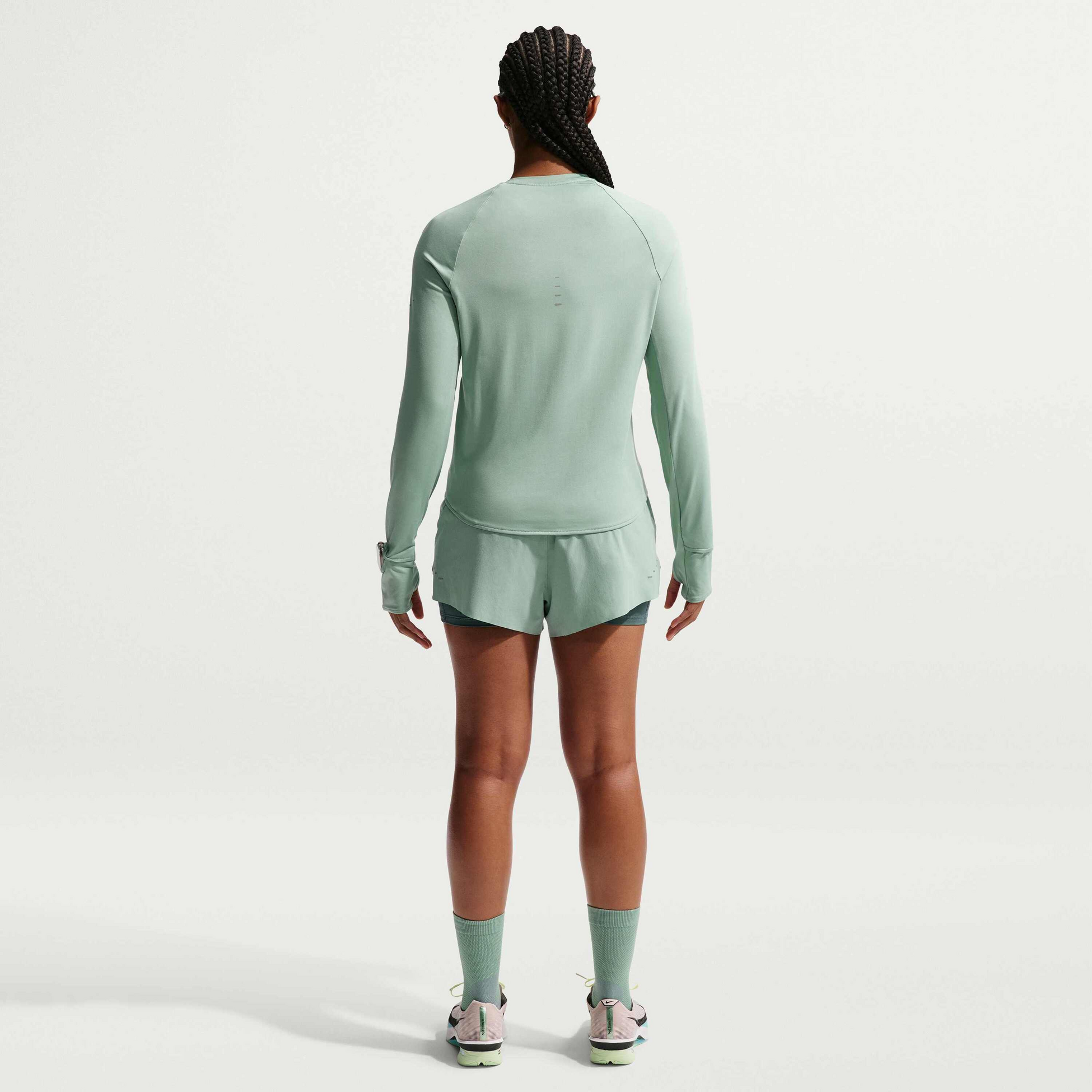 NIKE, Women's Dri-fit Mid-rise 2-in-1 Running Shorts Swift