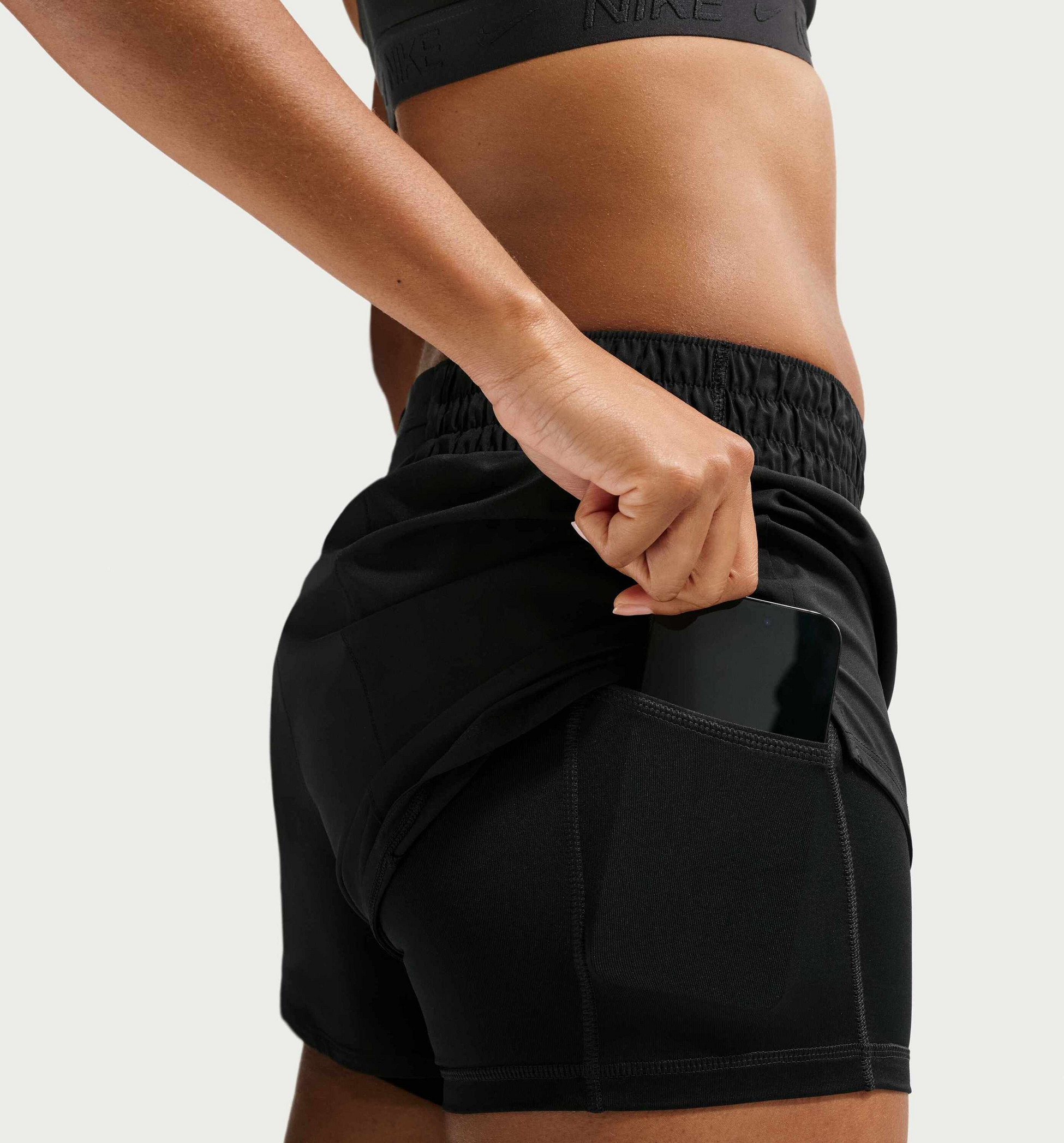 NIKE, Women's Dri-fit Mid-rise 8cm (approx.) 2-in-1 Shorts One